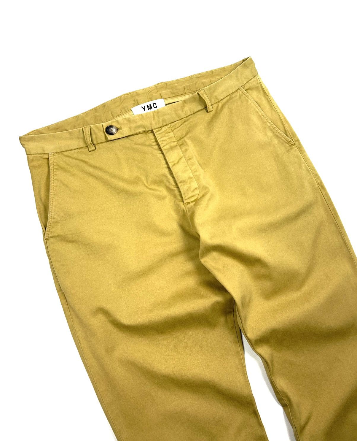 YMC YMC Japanese Slim Tapered Chinos Pants 34 Yellow Vintage Size US 34 / EU 50 - 6 Thumbnail