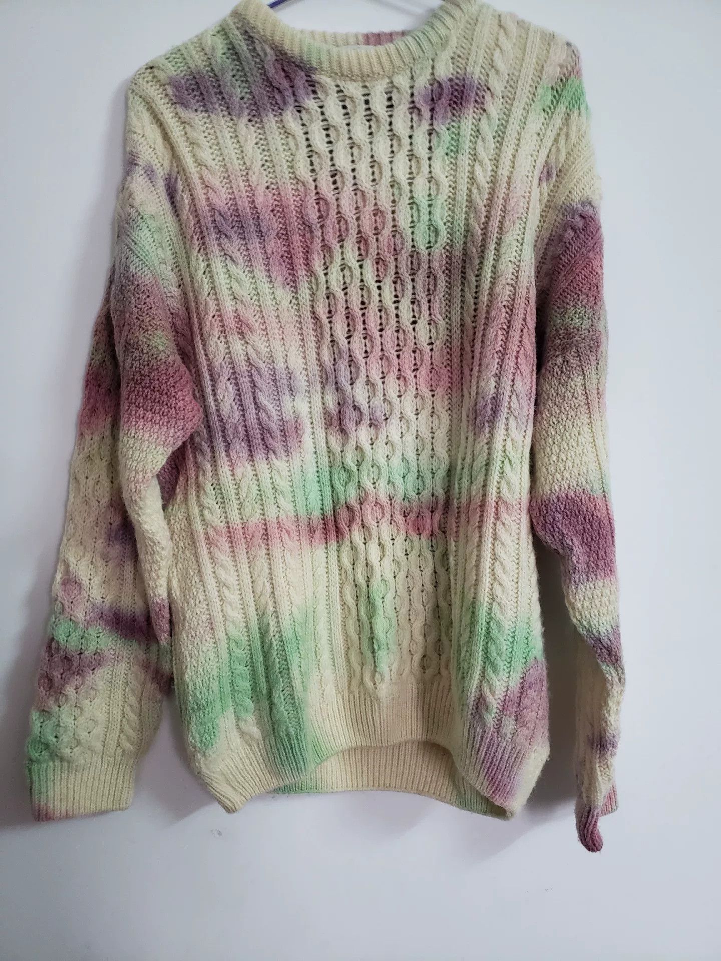 Prevu Suda Masaki UK Tie-Dye Knit Sweater Size US XL / EU 56 / 4 - 1 Thumbnail