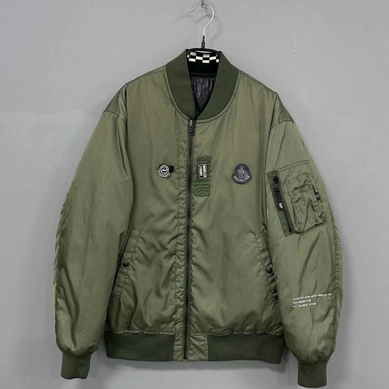 Moncler Moncler Reversible Down Jacket Fragment Olive Green Size 1 Size US S / EU 44-46 / 1 - 4 Thumbnail