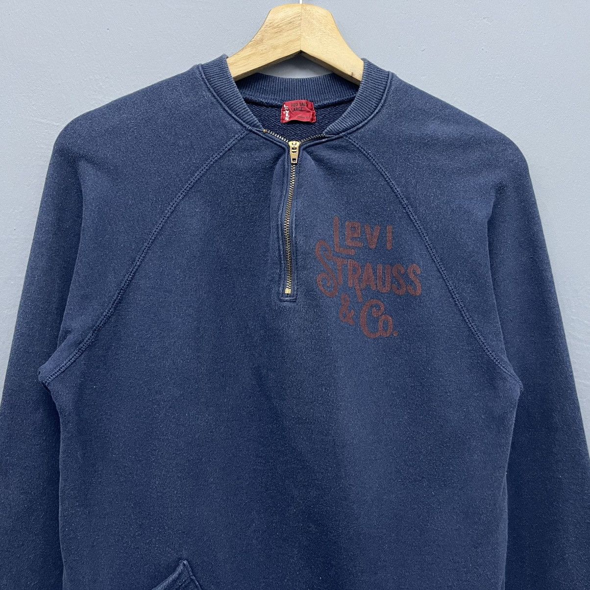 Levi's Vintage Levis Red Tab Quarter Zip Sweatshirt Size US M / EU 48-50 / 2 - 3 Thumbnail