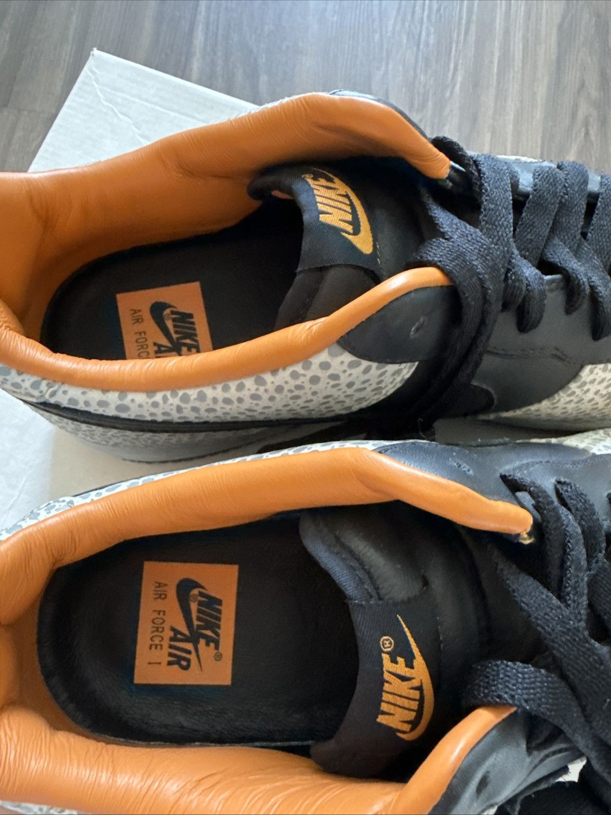 Nike Nike Air Force 1 Premium Safari Orange Blaze - Size 10.5 Size US 10.5 / EU 43-44 - 4 Thumbnail