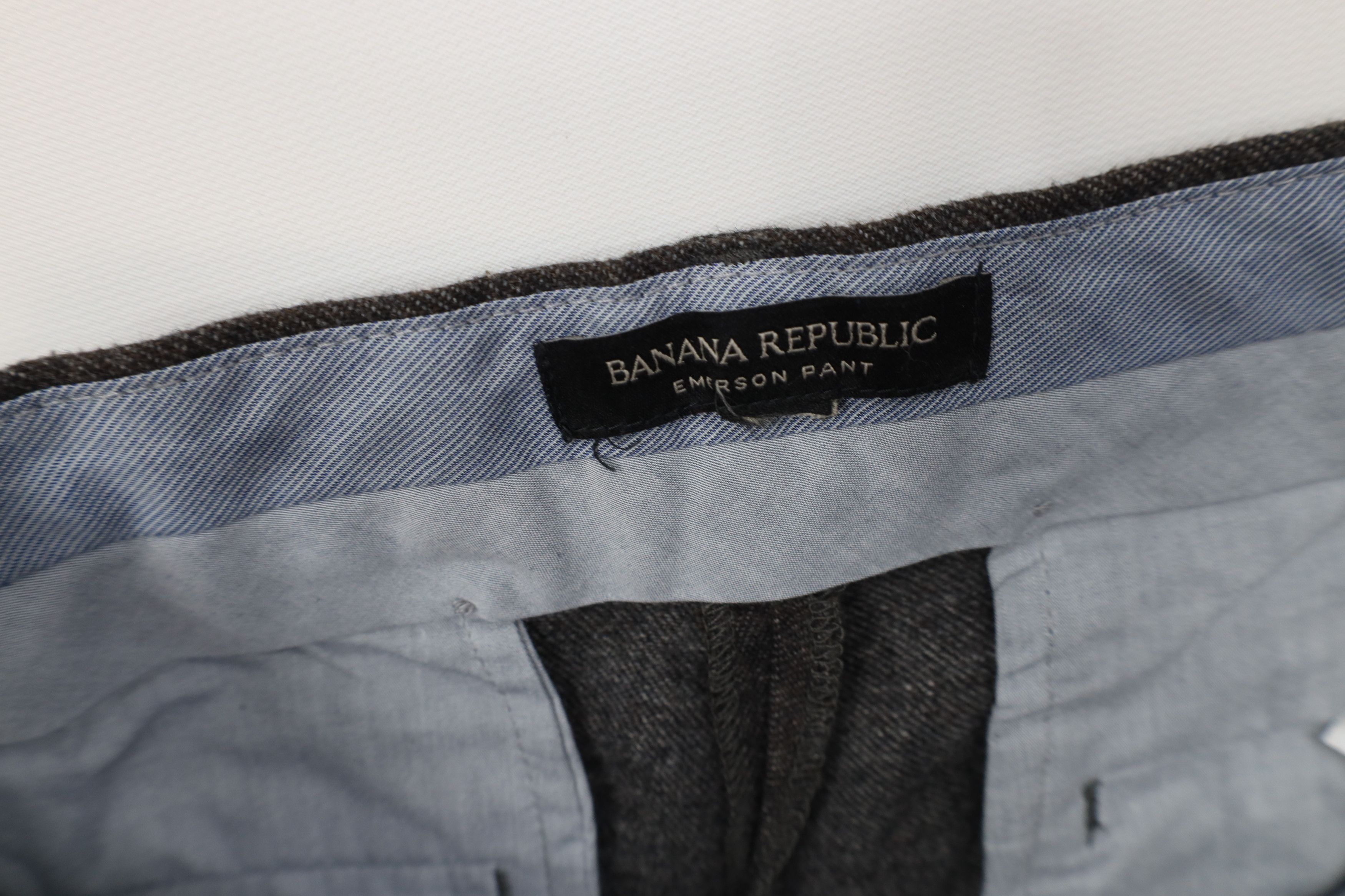 Banana Republic Banana Republic Fides Flannel Wool Blend Emerson Chino Pants Size US 34 / EU 50 - 7 Thumbnail