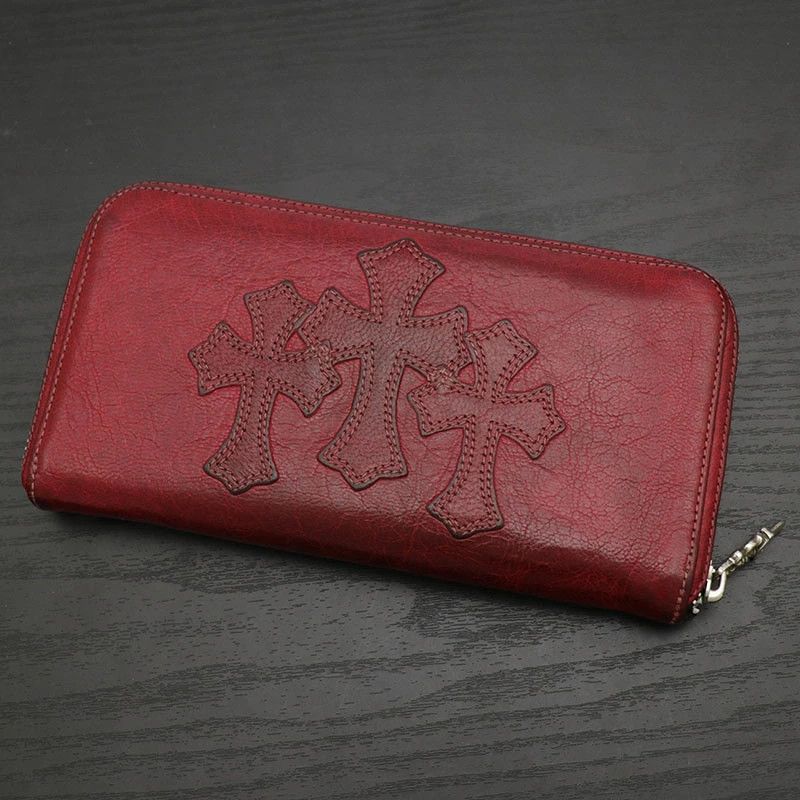 Chrome Hearts Chrome Hearts Cemetery Dagger Zip Clutch Size ONE SIZE - 1 Thumbnail