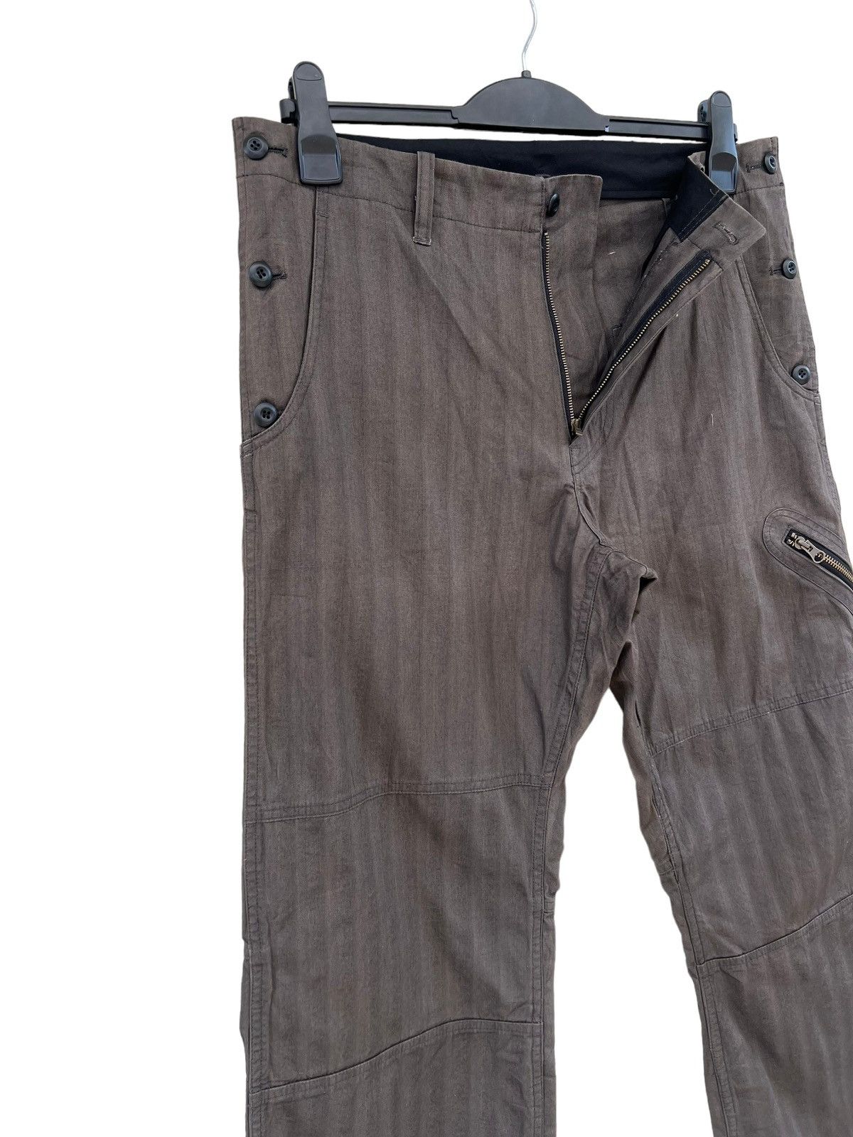 PPFM Vintage PPFM Loose Wide Leg HBT Striped Trouser Pant Size US 32 / EU 48 - 7 Thumbnail