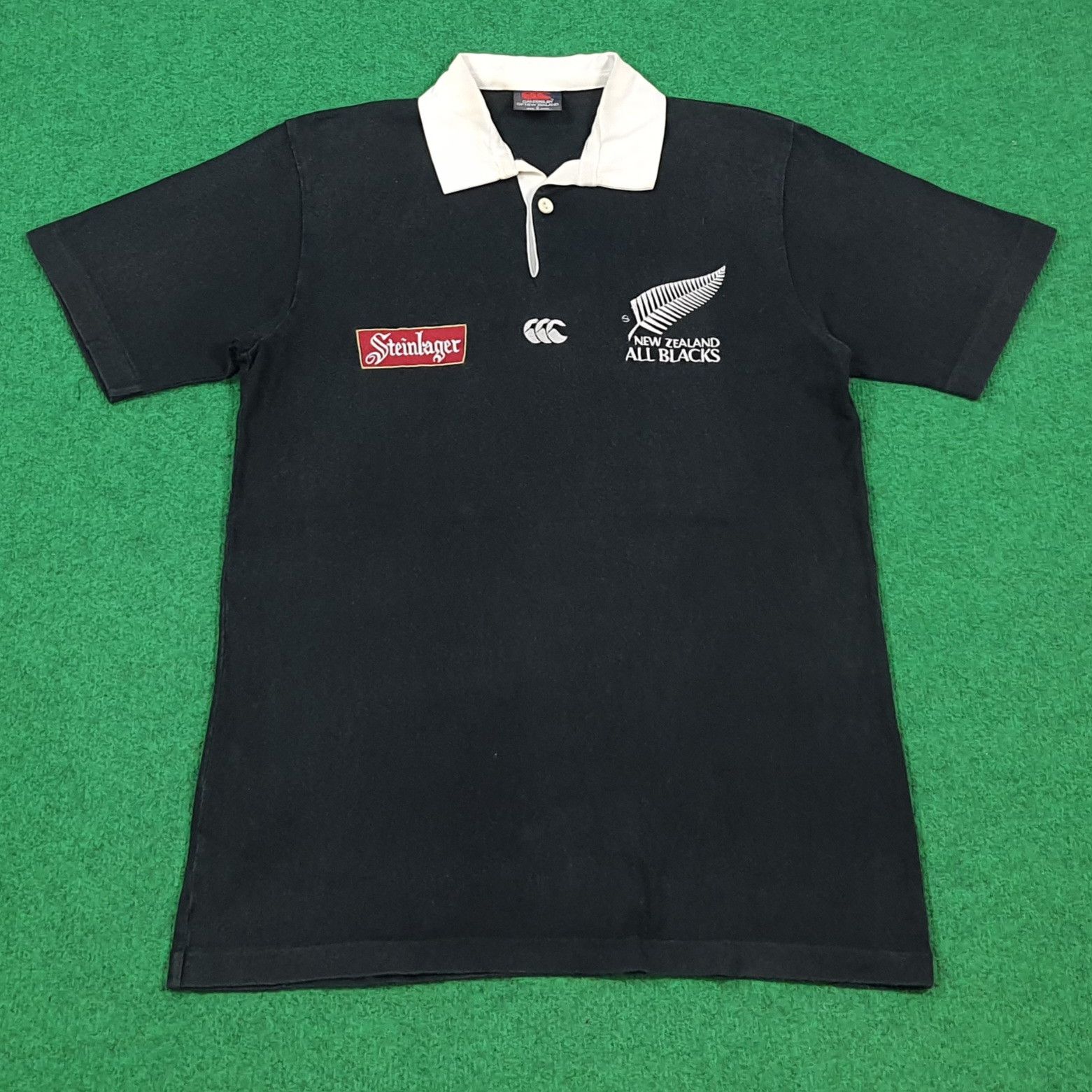 Canterbury of New Zealand Vintage 90s New Zealand All Blacks Rugby Jersey E1N29 Size US M / EU 48-50 / 2 - 1 Thumbnail