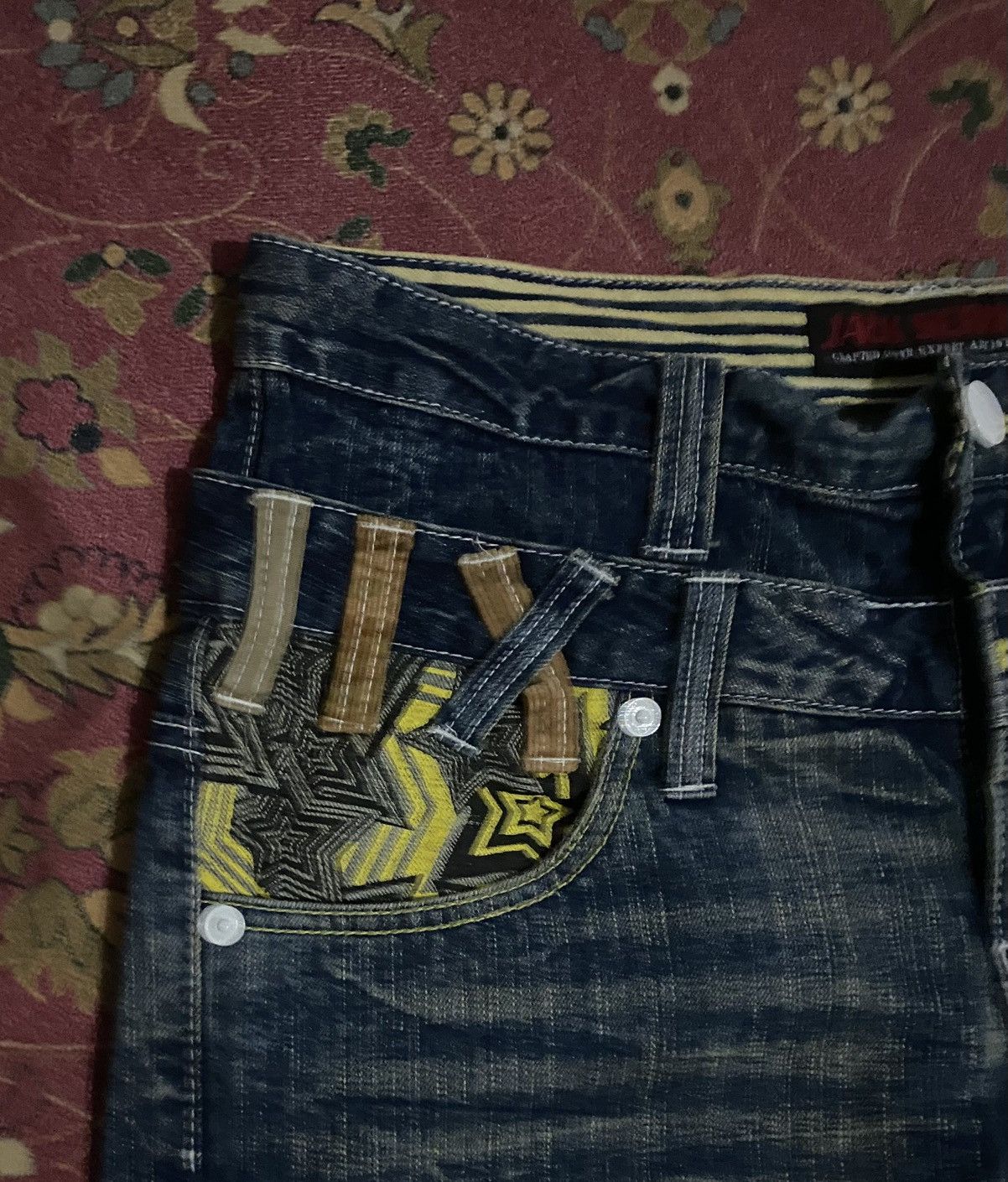 Hysteric Glamour Vintage Jack Serika Double Waist Lightning Style Size US 33 - 4 Thumbnail