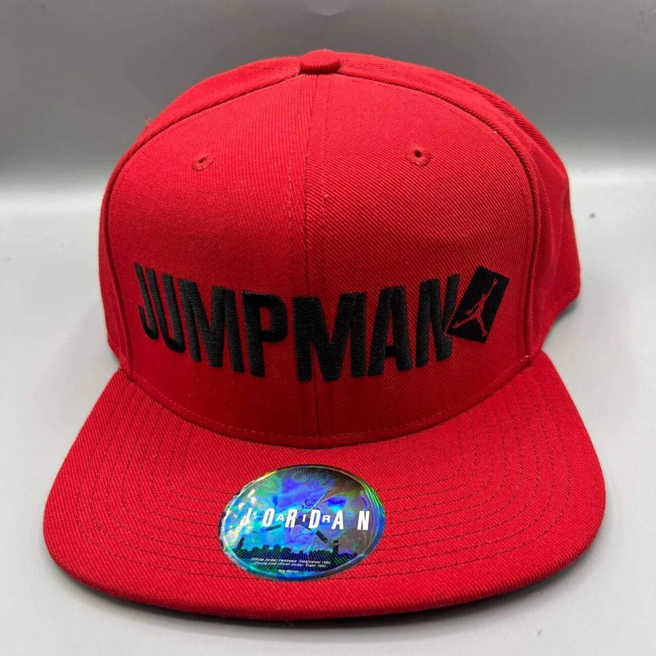 Jordan Brand Air Jordan Hat Men Red Embroidered Script Snap Back Cap Men Size ONE SIZE - 1 Thumbnail
