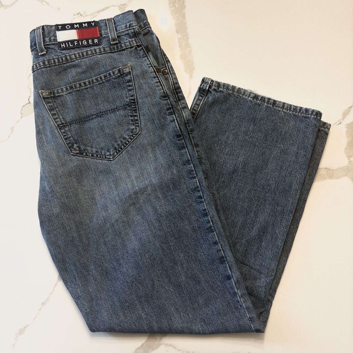 Tommy Hilfiger × Tommy Jeans × Vintage Vintage Tommy Hilfiger Jeans Straight Fit Size US 32 / EU 48 - 1 Thumbnail
