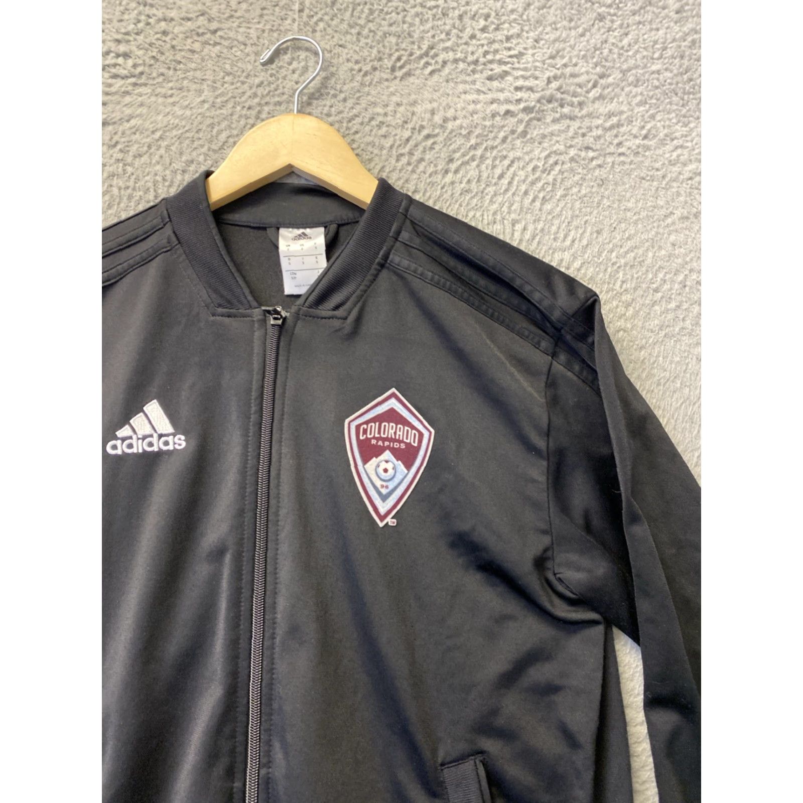 Adidas Adidas Colorado Rapids Jacket Men's S Black Track Top 80s Mens Size US S / EU 44-46 / 1 - 2 Thumbnail