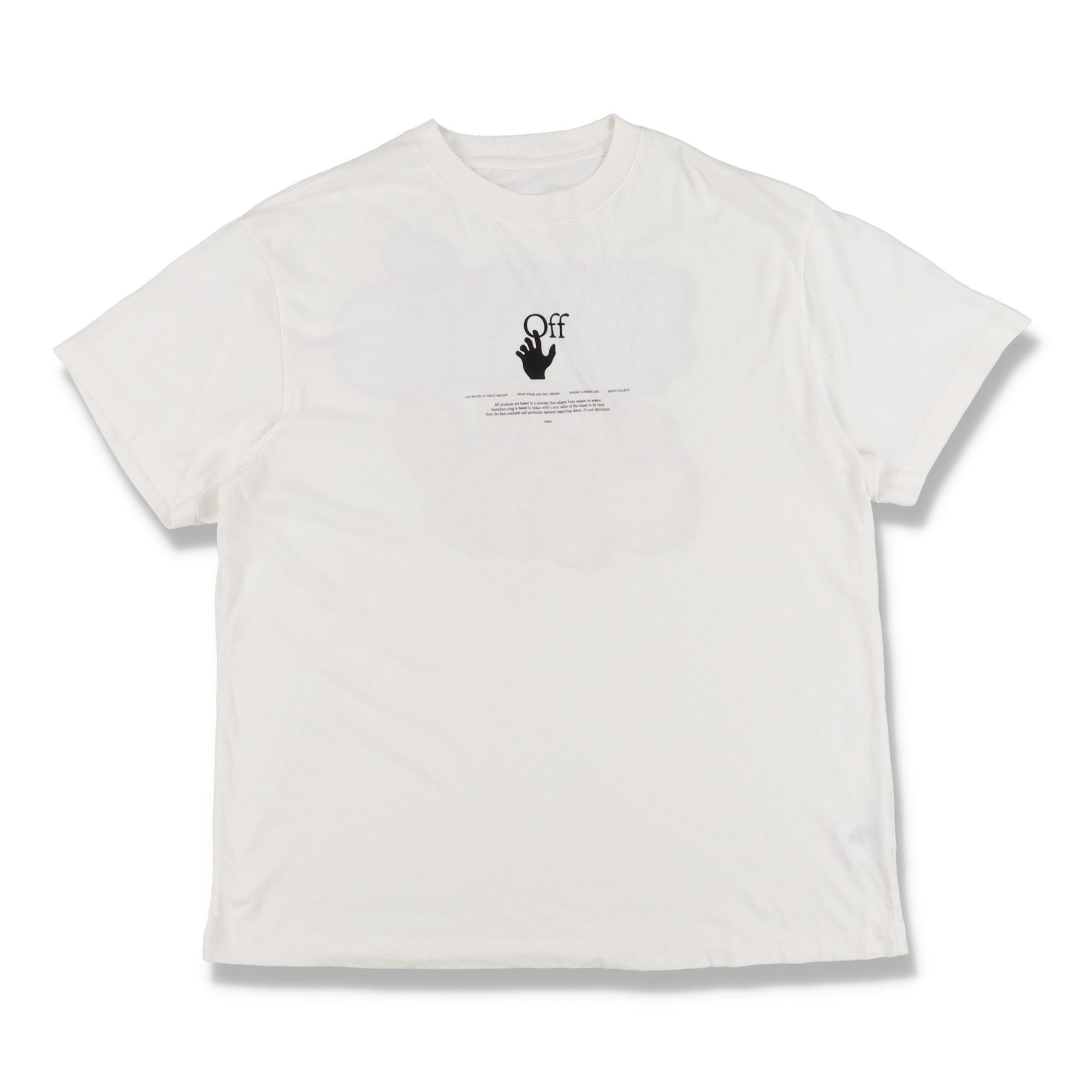 Off-White White Graff Logo Oversized T-Shirt Size US S / EU 44-46 / 1 - 5 Thumbnail