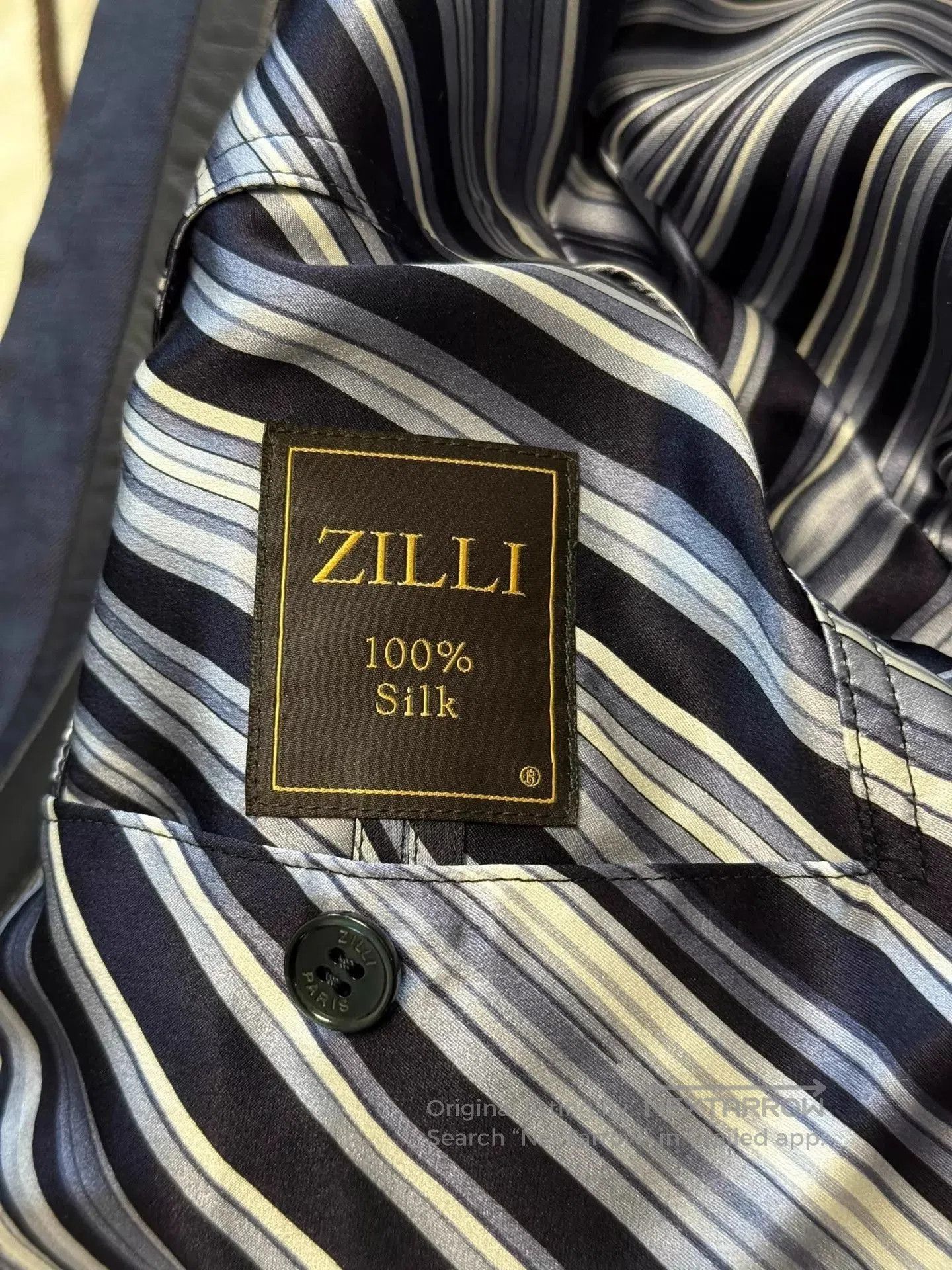 Zilli Multi-Color Leather Accent Jacket Size M. Size US M / EU 48-50 / 2 - 7 Thumbnail