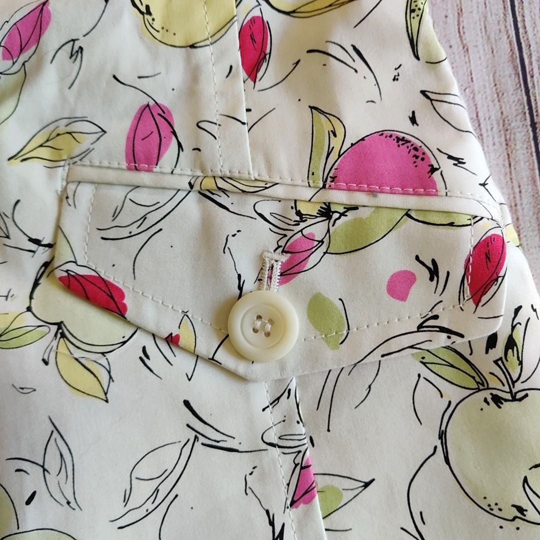 Loft apple print trench coat sz SP Size S / US 4 / IT 40 - 8 Thumbnail