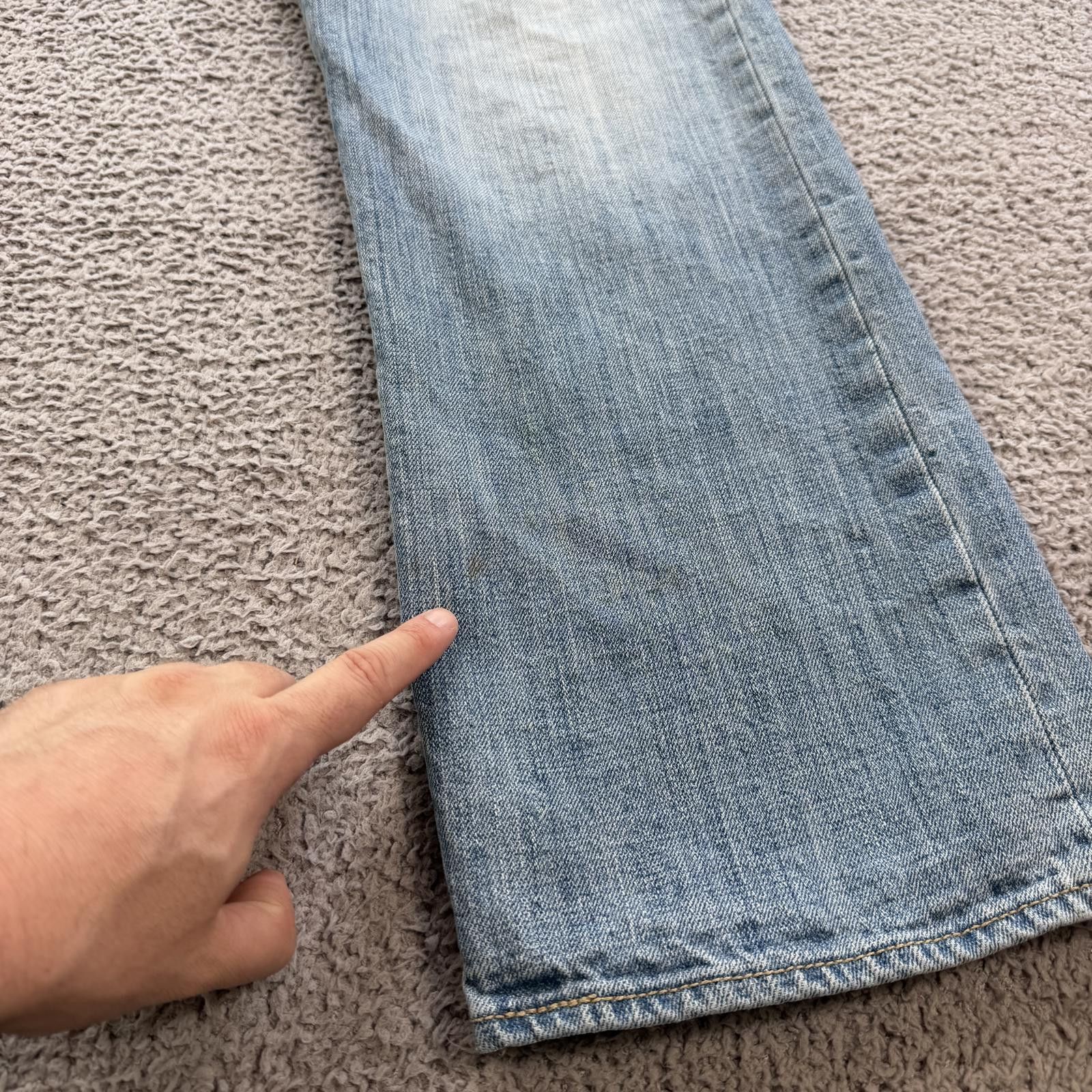Levi's Levis 514 Straight Leg Jeans Light Wash Mens 38x30 Size US 38 / EU 54 - 8 Thumbnail