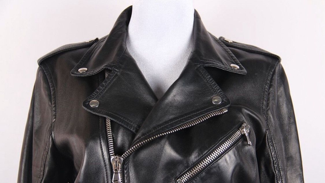 Alexander McQueen Alexander McQueen Leather Biker Jacket Size M / US 6-8 / IT 42-44 - 3 Thumbnail