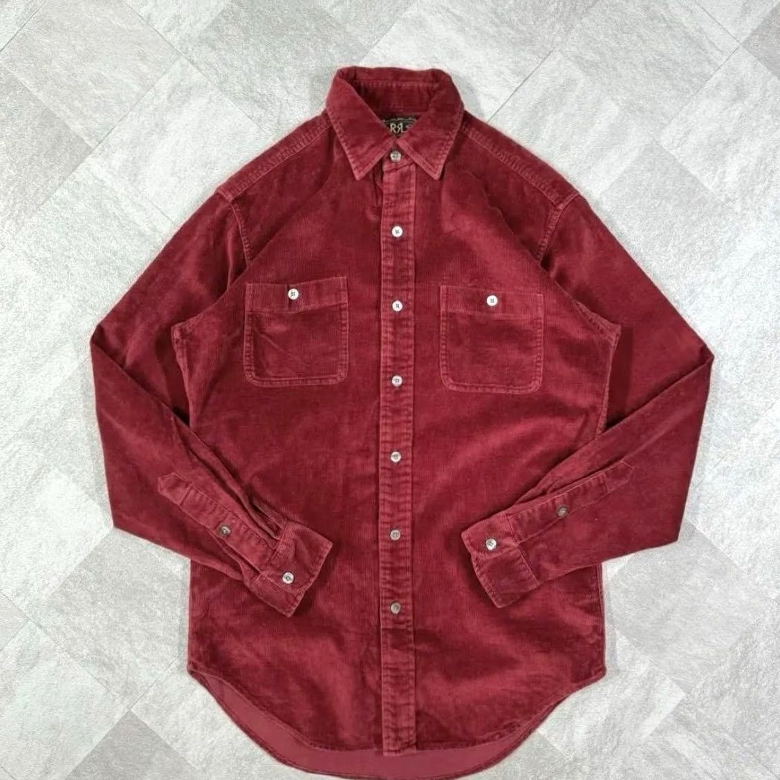 Ralph Lauren RRL RALPH LAUREN 90s Red Corduroy Shirt Mens Size XS Casual Tops USED Size US XS / EU 42 / 0 - 2 Thumbnail