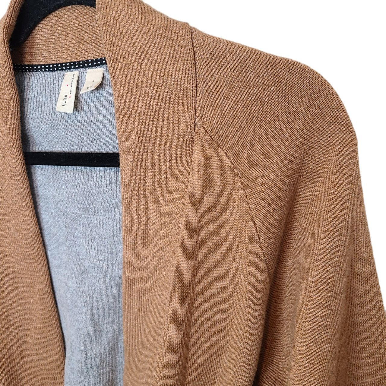 Anthropologie Moth Anthropologie Sweater Cardigan S Rizzo Belted Camel Size S / US 4 / IT 40 - 7 Thumbnail