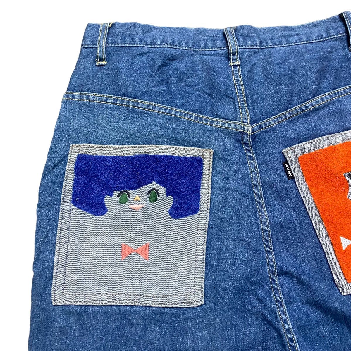 Ne-Net Ne-net Denim Drop Crotch Pants Size 28" / US 6 / IT 42 - 4 Thumbnail