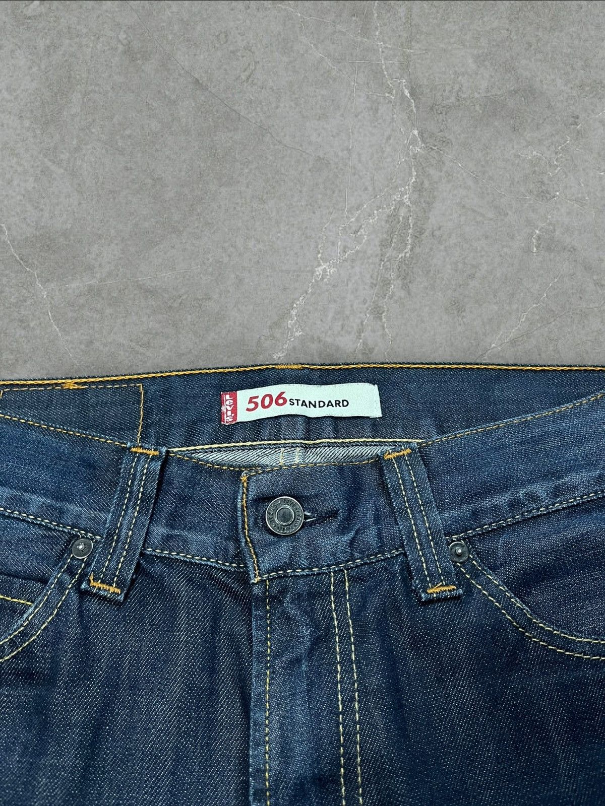 Levi's × Vintage Vintage Levi's 506 32x30 Baggy Jeans Blue Pants 32w Size US 32 / EU 48 - 6 Thumbnail