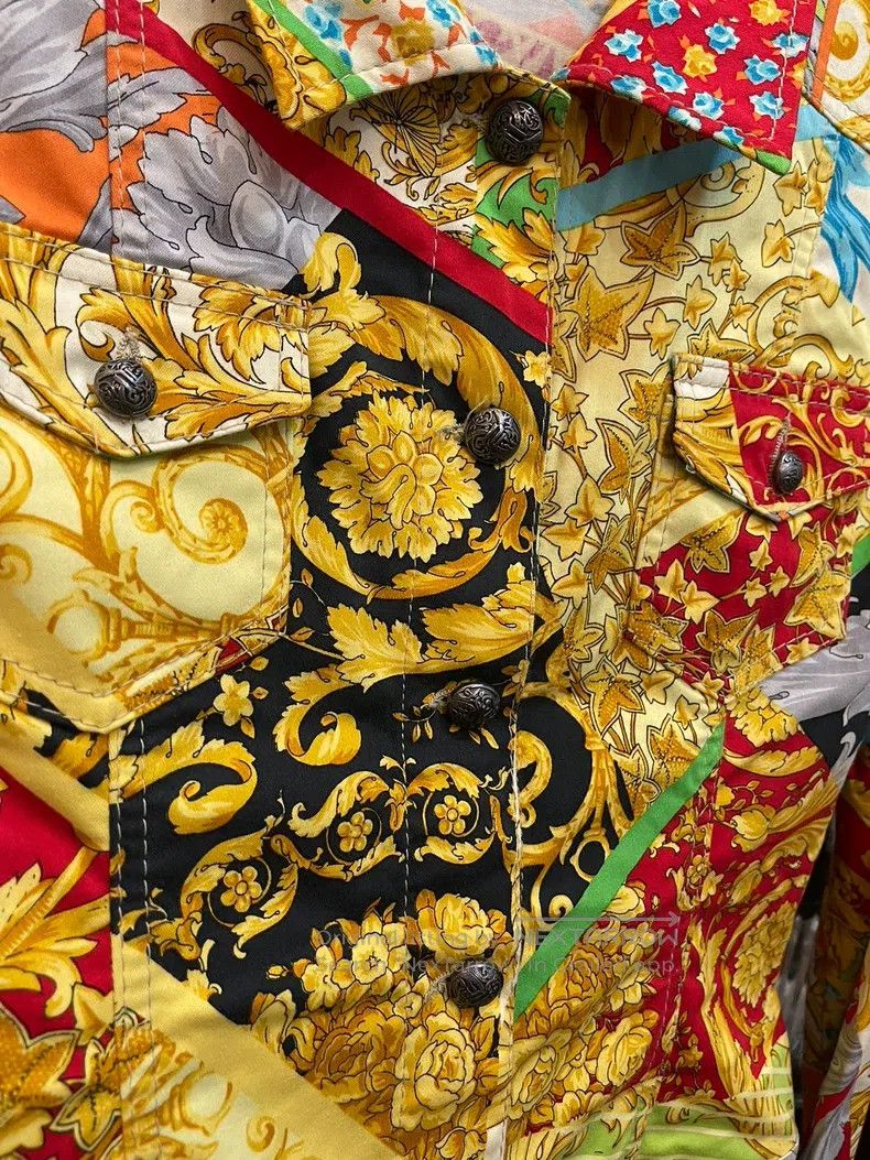 Versace Versace Reworked full of flowers jacket Size S / US 4 / IT 40 - 3 Thumbnail