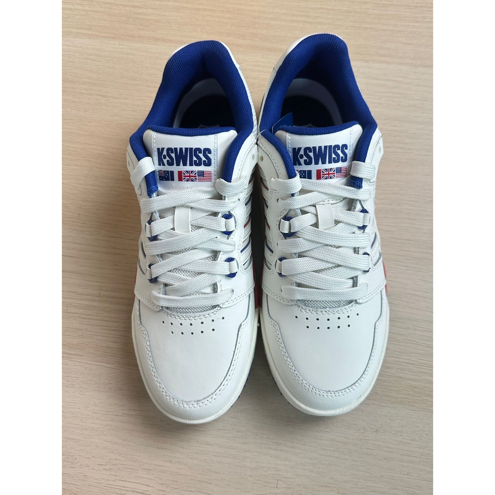 K-Swiss K-SWISS Si-18 International White Sneaker Size 8M - NEW Size US 7.5 / EU 40-41 - 2 Thumbnail