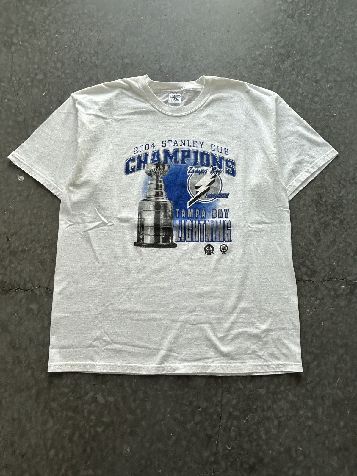 NHL Vintage Y2K Tampa Bay Lightning Stanley Cup Champs Tee Size US XL / EU 56 / 4 - 1 Thumbnail