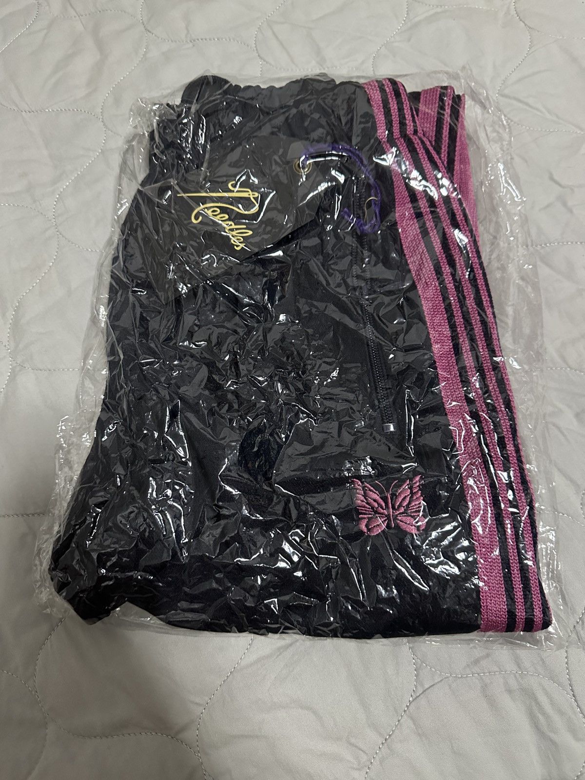 Japanese Brand × Needles Needles Track Pant Navy Small Size US 30 / EU 46 - 9 Thumbnail