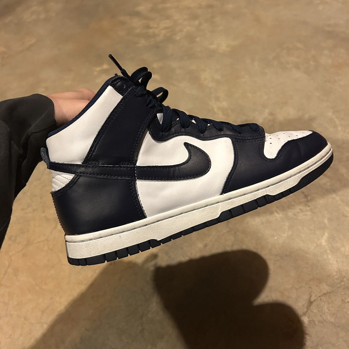 Japanese Brand × Nike Nike Dunk High Championship Navy 2021 US 8 Size US 8 / EU 41 - 5 Thumbnail