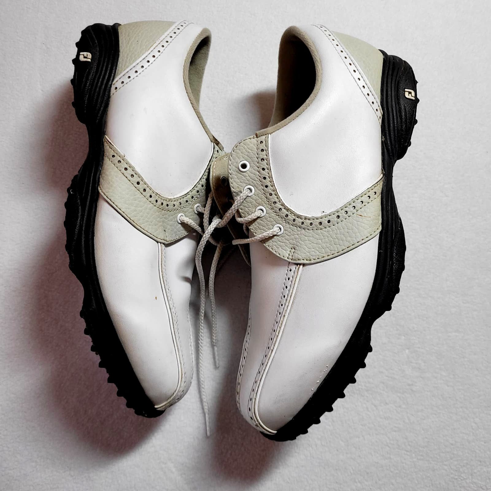 Footjoy FJ FootJoy GreenJoys Golf Saddle Shoes Mens 10 M White Size US 10 / EU 43 - 2 Thumbnail