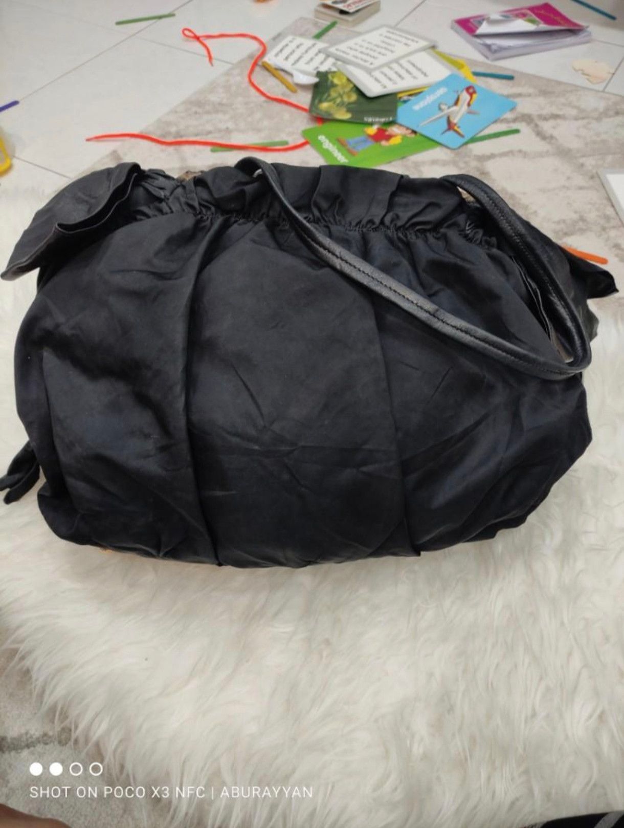 Prada Prada Black Green Python Print Nylon St. Pitone Hobo Size ONE SIZE - 5 Thumbnail