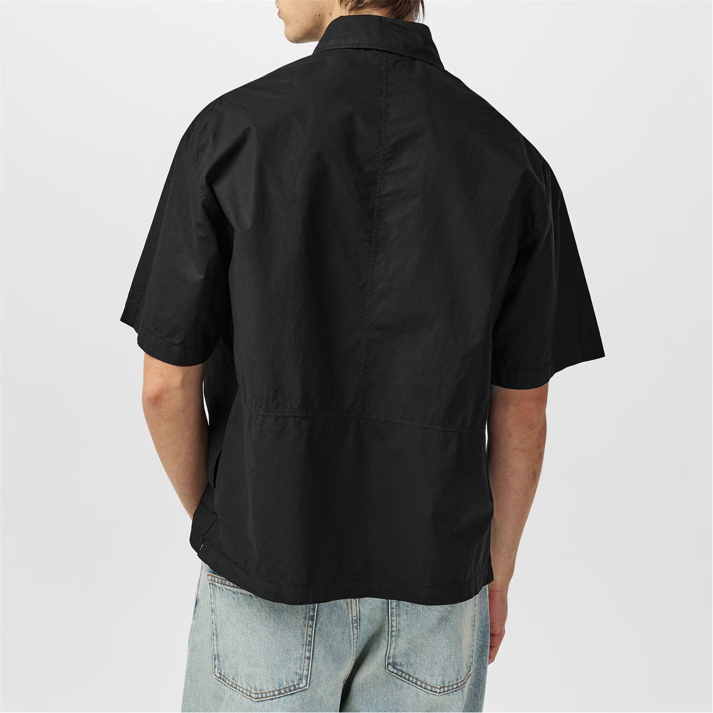 C.P. Company o1g2r1mq0426 Short Sleeve Shirt in Black Size US S / EU 44-46 / 1 - 4 Thumbnail