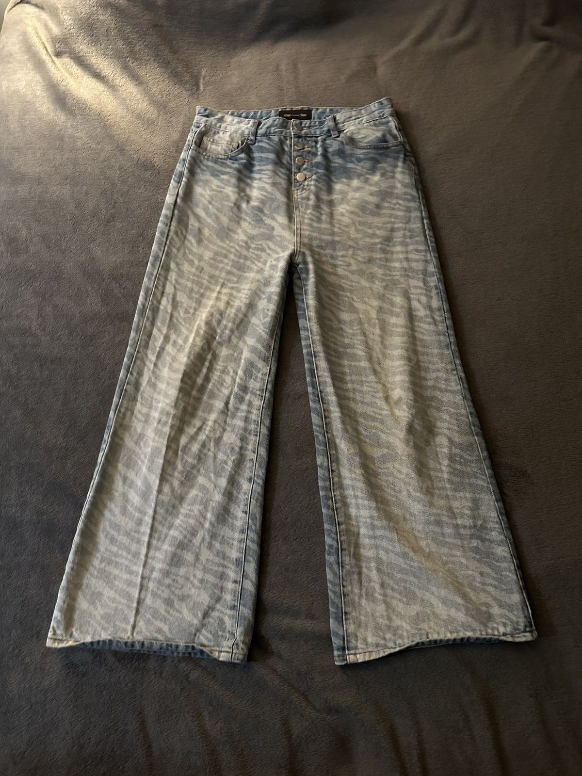 Vintage Diskfiles Blue Tiger Jeans Size US 32 / EU 48 - 1 Thumbnail
