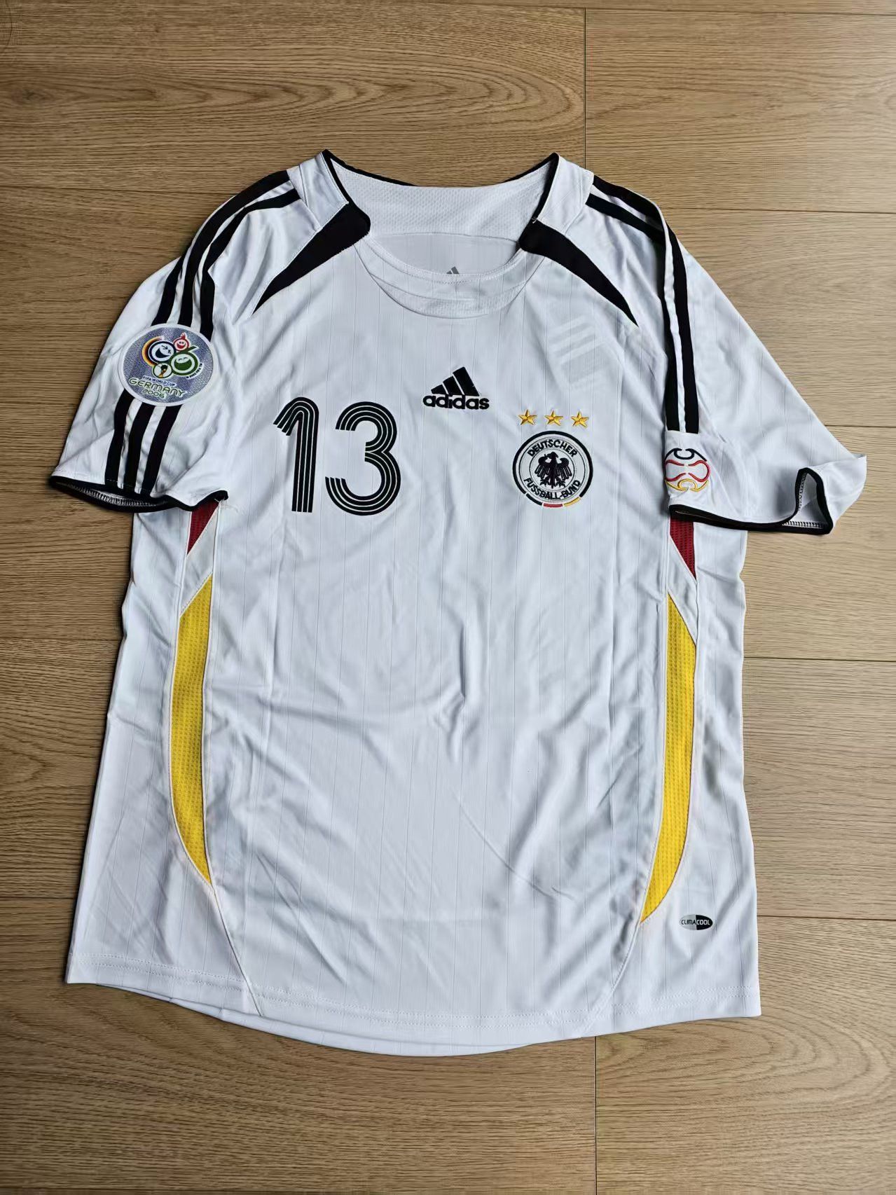 Other 2006 Germany #13 Michael Ballack Jersey Home Size US M / EU 48-50 / 2 - 2 Thumbnail