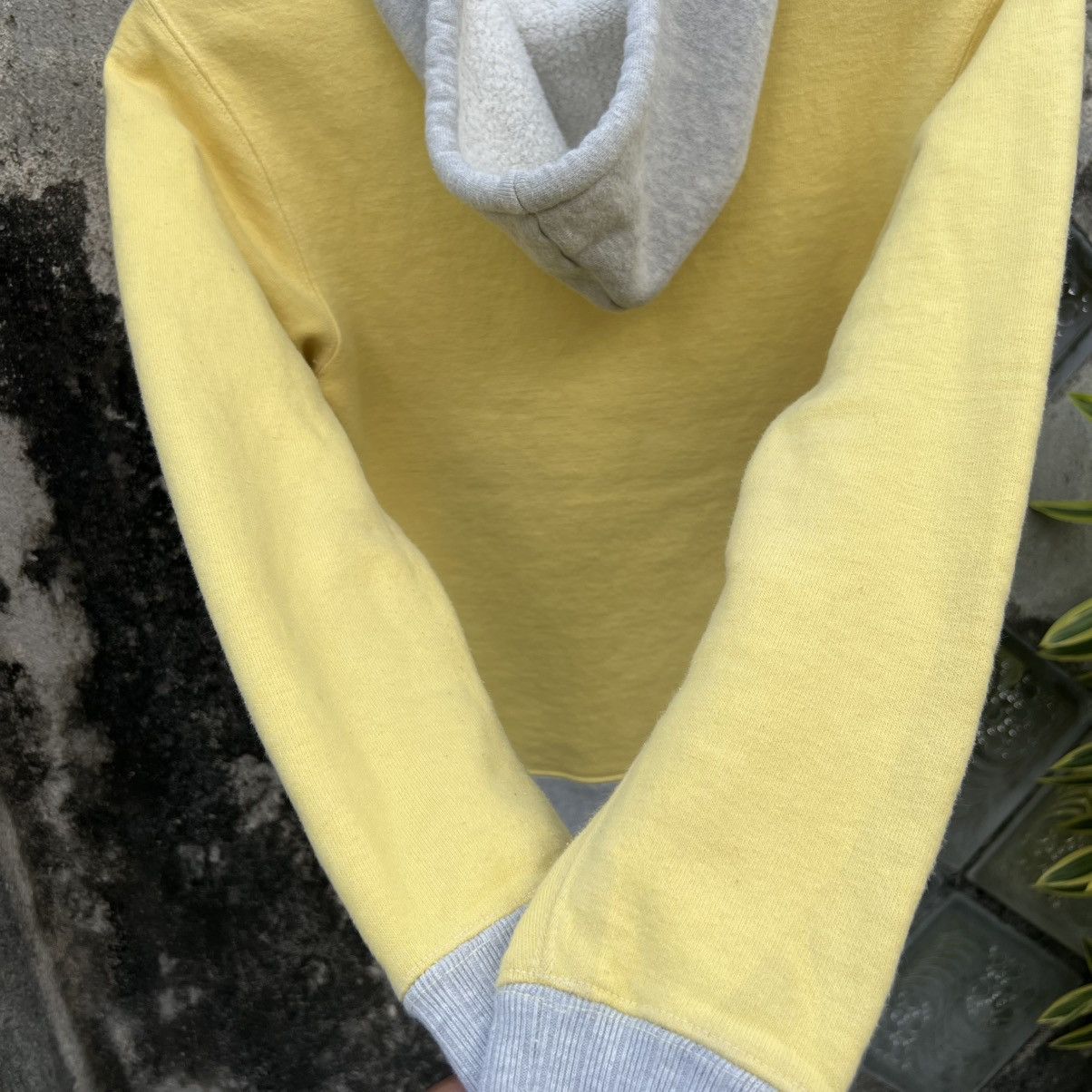 Japanese Brand “THE REAL MCCOY’S” YELLOW/GREY HOODIE Size S / US 4 / IT 40 - 12 Thumbnail
