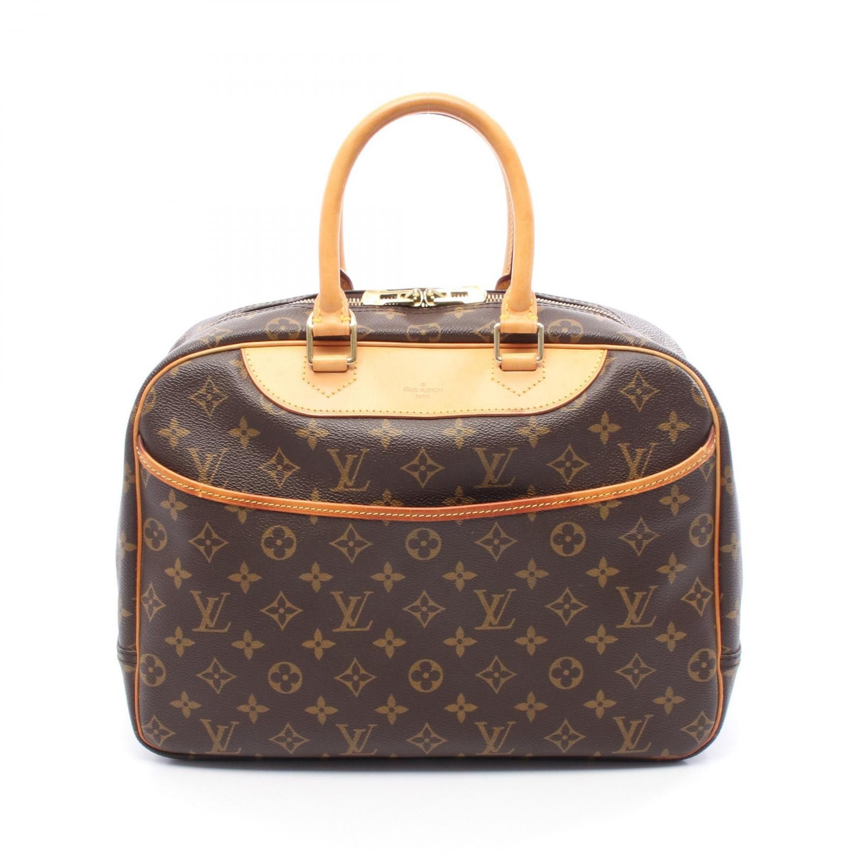 Louis Vuitton Louis Vuitton Louis Vuitton Deauville Monogram Handbag Canvas Vanity Bag M47270 Size ONE SIZE - 1 Thumbnail