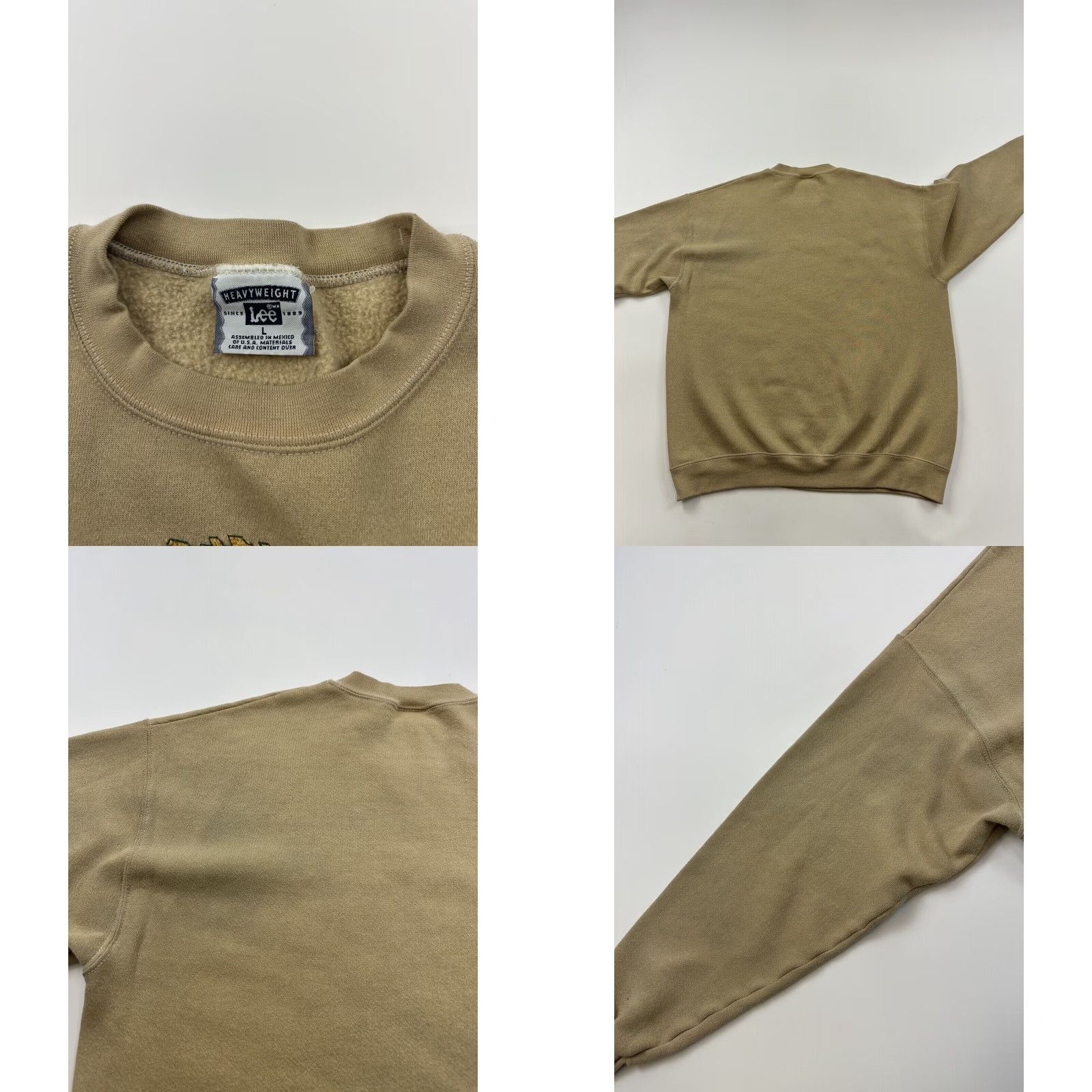 Lee VINTAGE Lee Sweatshirt Unisex Adults Large Brown Dreamcatcher Embroidered 90s Pullover Crew Neck Cold Weather Size US L / EU 52-54 / 3 - 8 Thumbnail