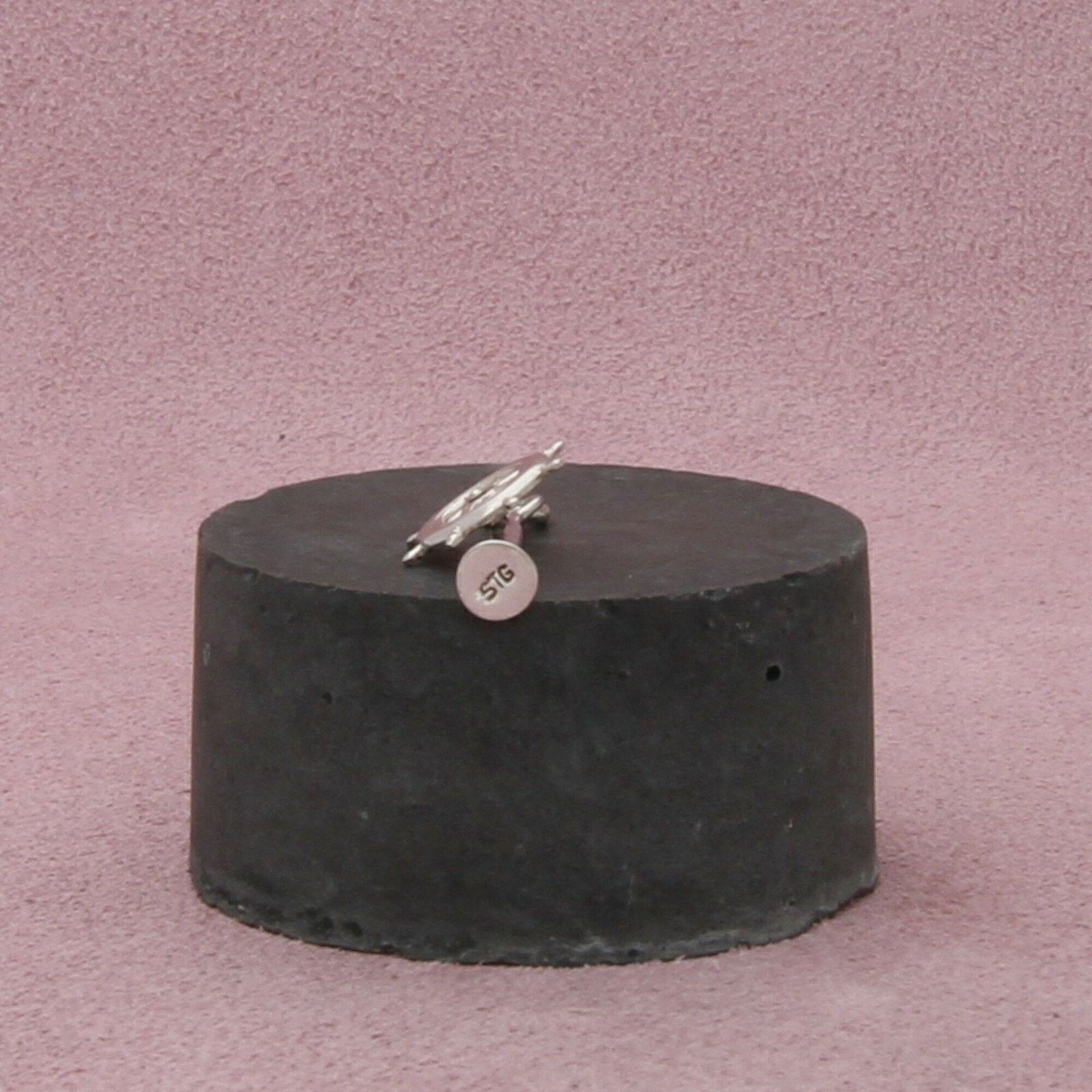 Sterling Silver sterling silver 3d spinning ship helm & telescope charm Size ONE SIZE - 2 Thumbnail