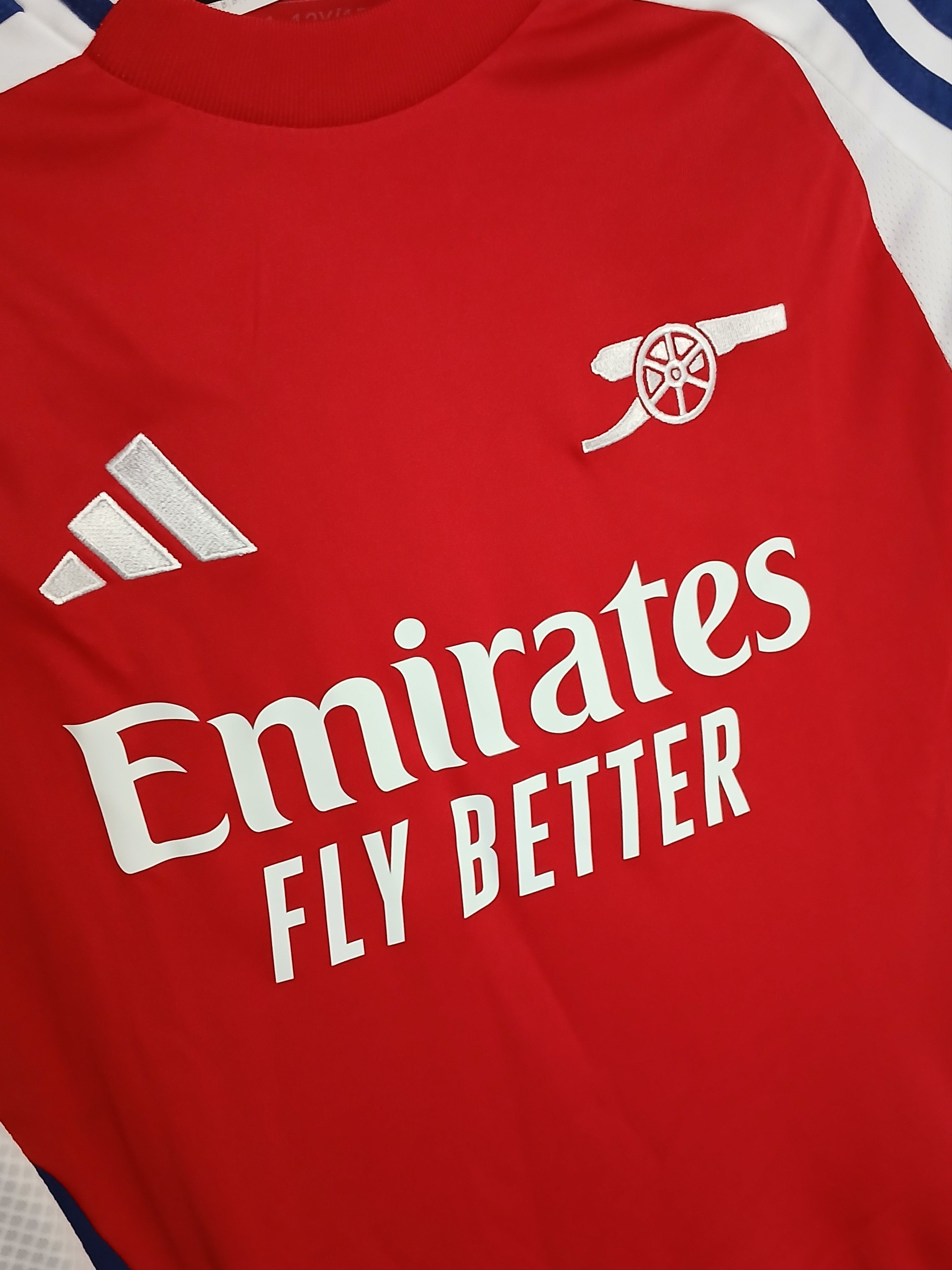 Adidas New KIDS Arsenal 24/25 Home Football Jersey T-Shirt Size US M / EU 48-50 / 2 - 3 Thumbnail