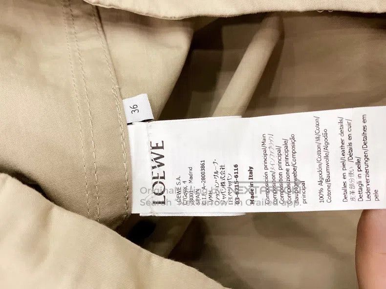 Loewe Loewe Khaki Trench Coat Size XS / US 0-2 / IT 36-38 - 7 Thumbnail