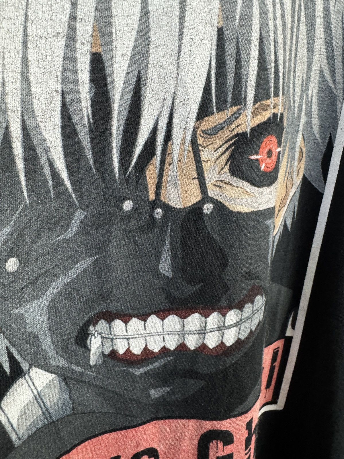 Gildan Tokyo Ghoul Ken Kaneki Anime Graphic T Shirt Black Tee Size US L / EU 52-54 / 3 - 8 Thumbnail