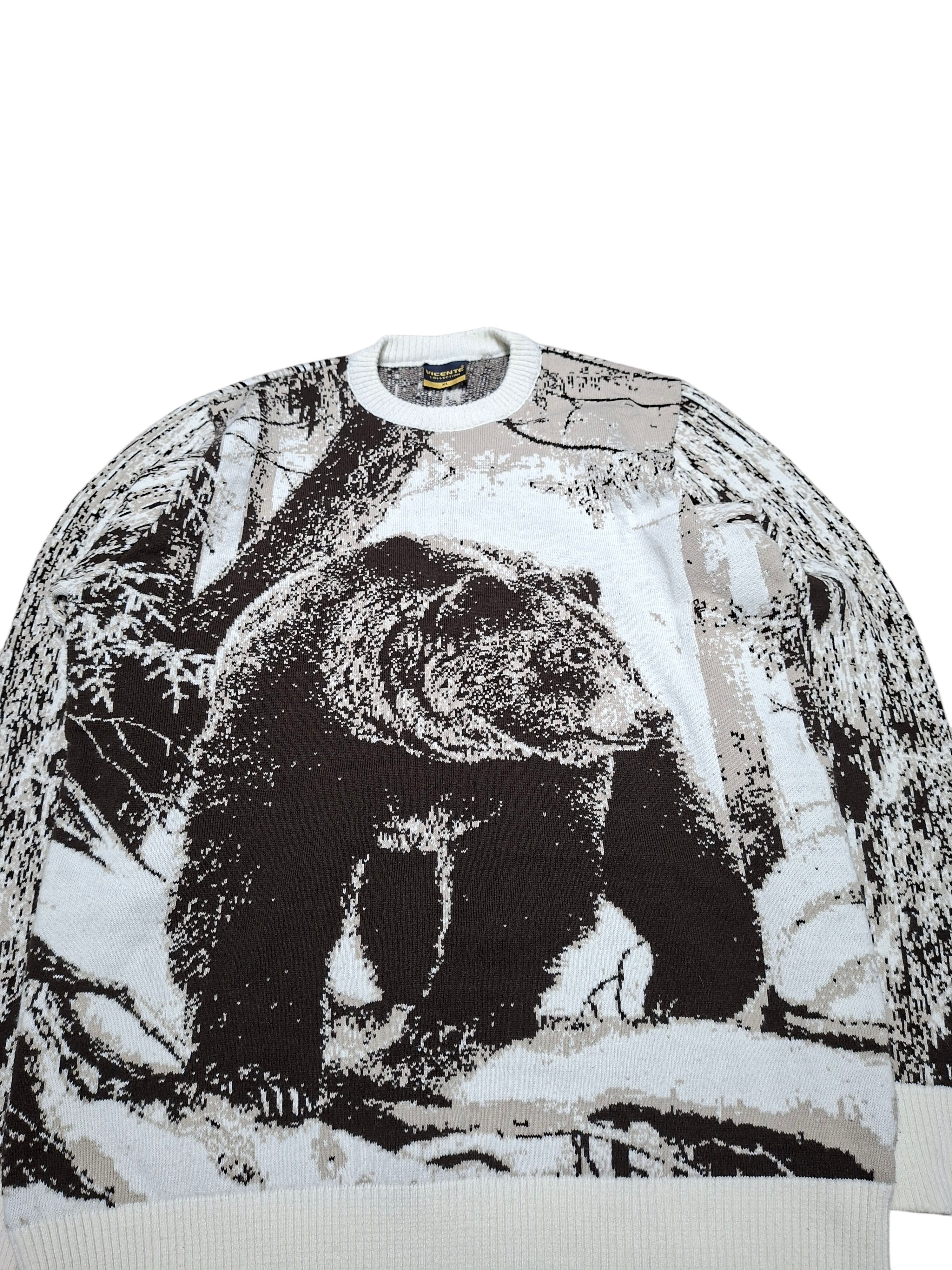 Japanese Brand BEAR ANIMAL AVANT GARDE OPIUM JAPANESE VINTAGE SWEATER Size US M / EU 48-50 / 2 - 2 Thumbnail