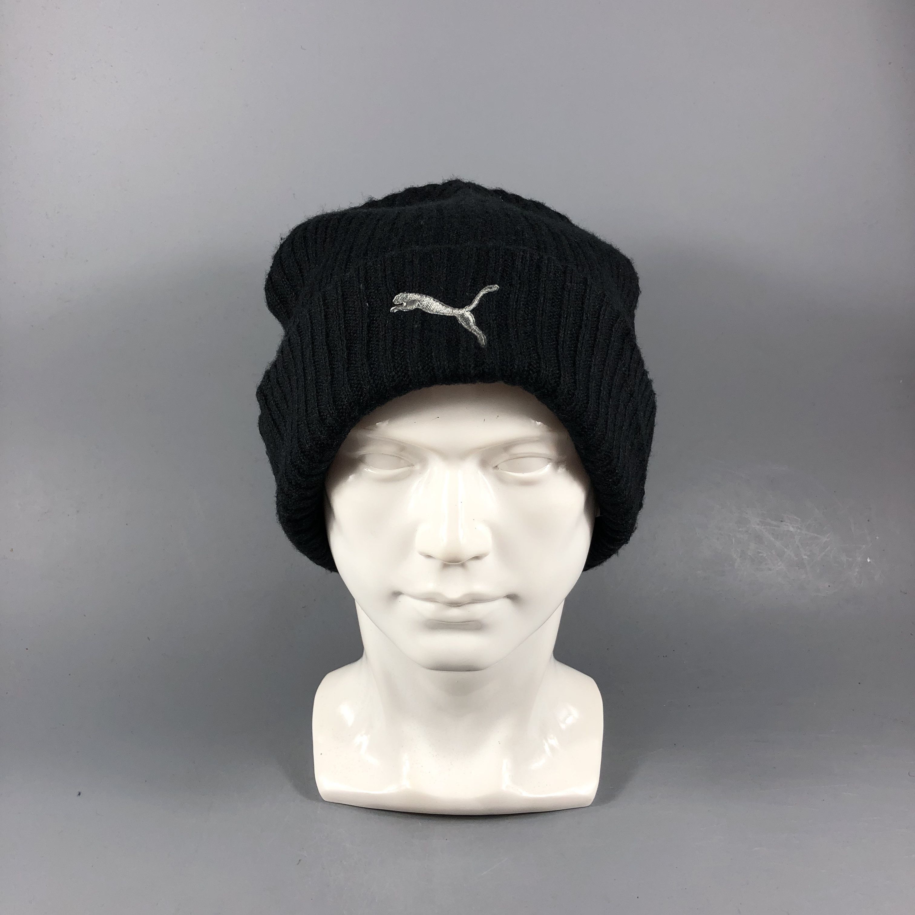 image of Puma Knit Fisherman Beanie Snowcap Snow Hat B821, Men's