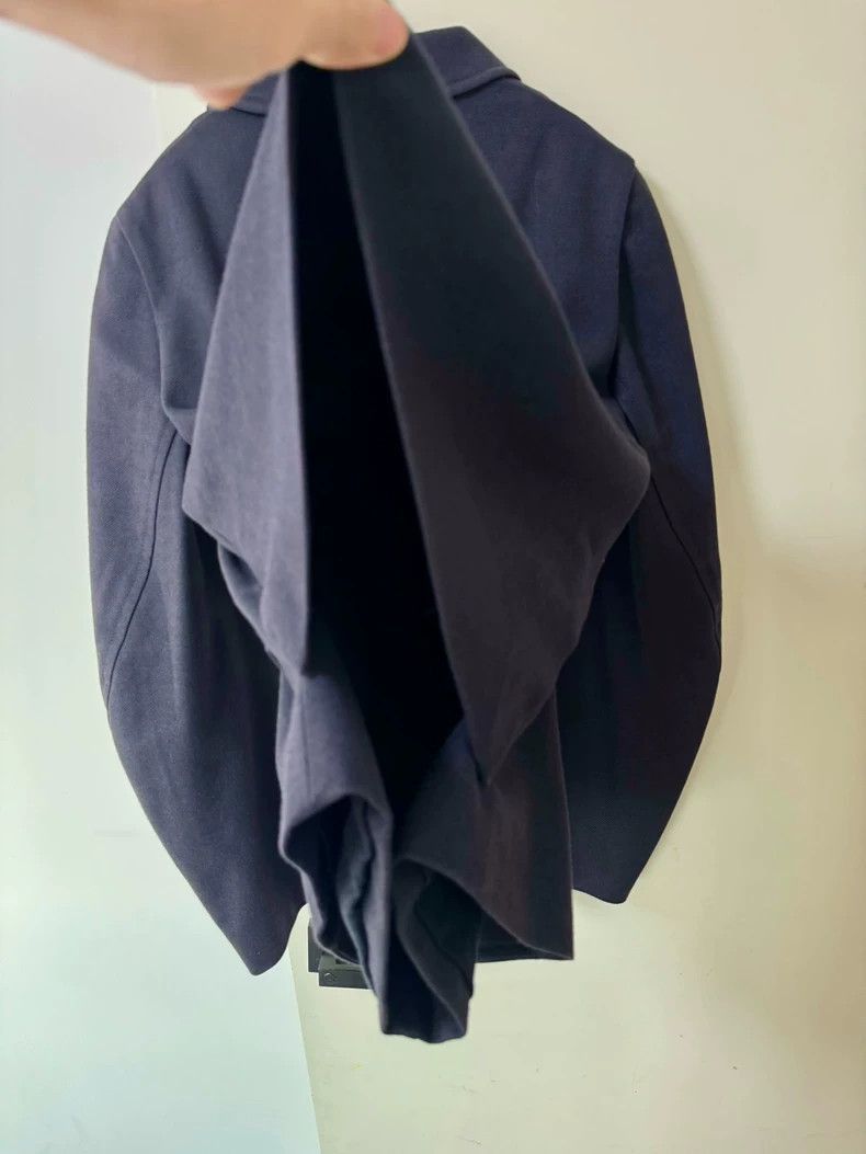 ann demeulemeester2013FALL's peak work short trench coat-25