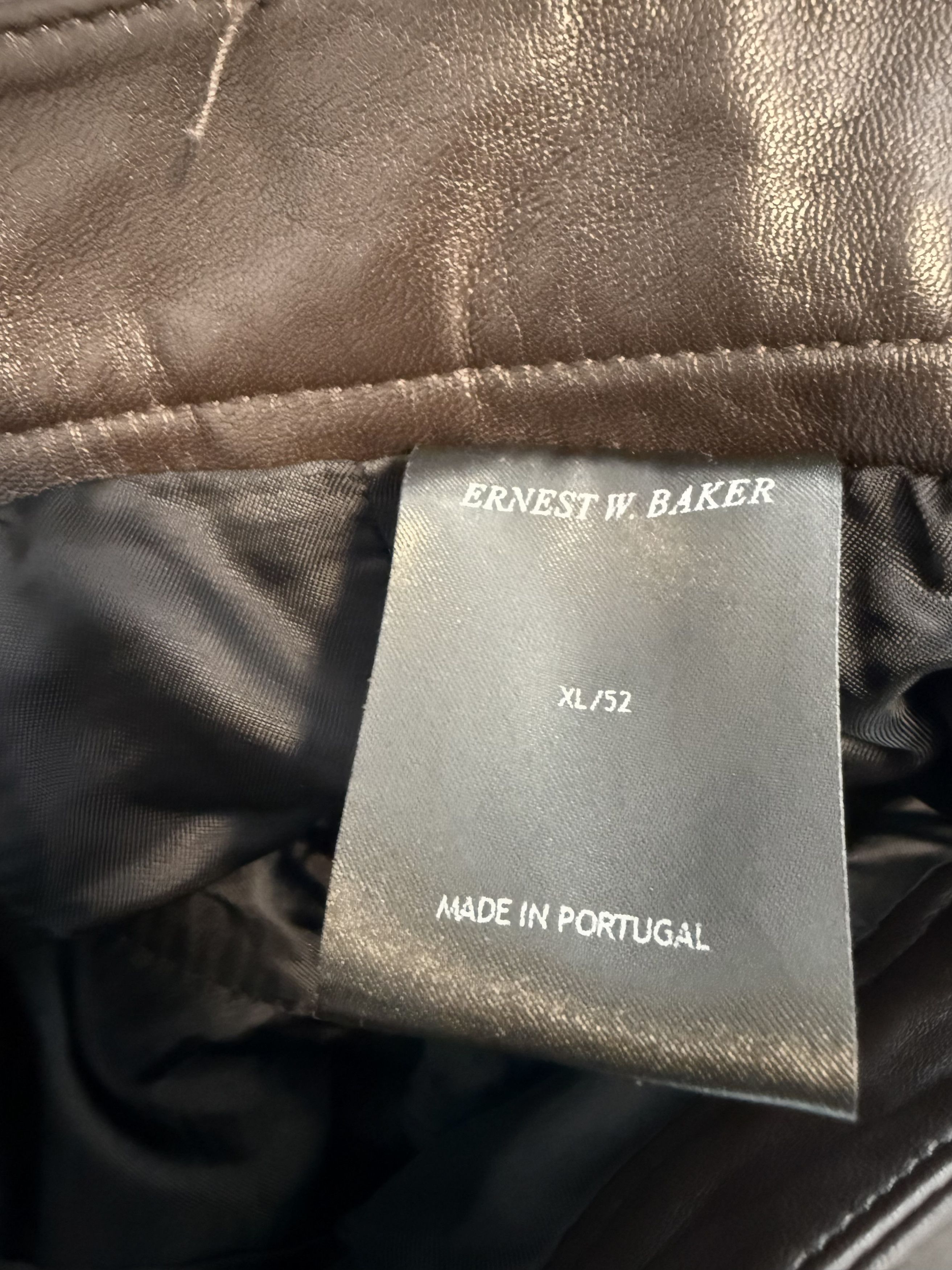Ernest W. Baker Ernest W. Baker Brown Leather Shorts - XL - 52 Size US 36 / EU 52 - 6 Thumbnail