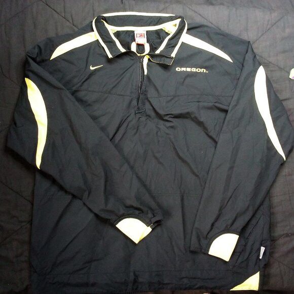 NCAA × Nike × Vintage Vintage Nike Storm Oregon Ducks Pullover Windbreaker Jacket Size US XXL / EU 58 / 5 - 2 Thumbnail