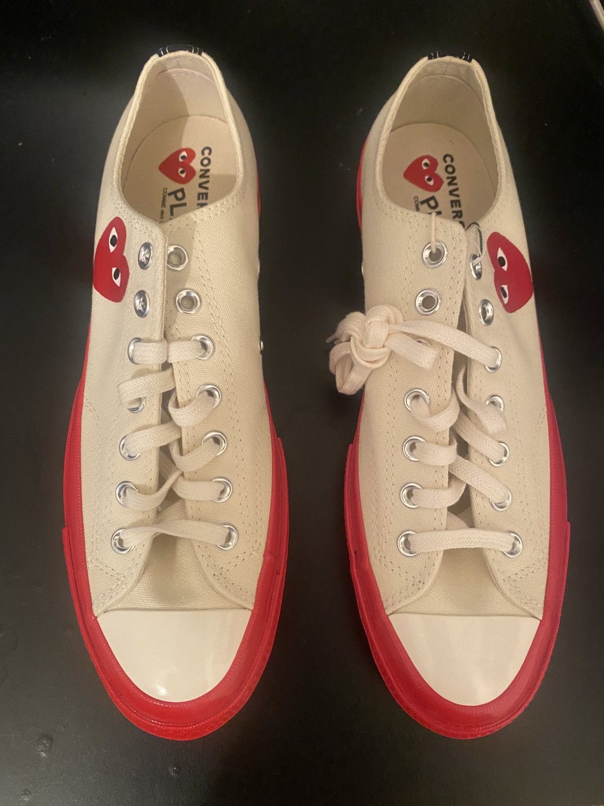 Comme des Garcons PLAY × Converse Converse Chuck Taylor All Star 70 Ox Comme des Garcons Egret Size US 10.5 / EU 43-44 - 5 Thumbnail