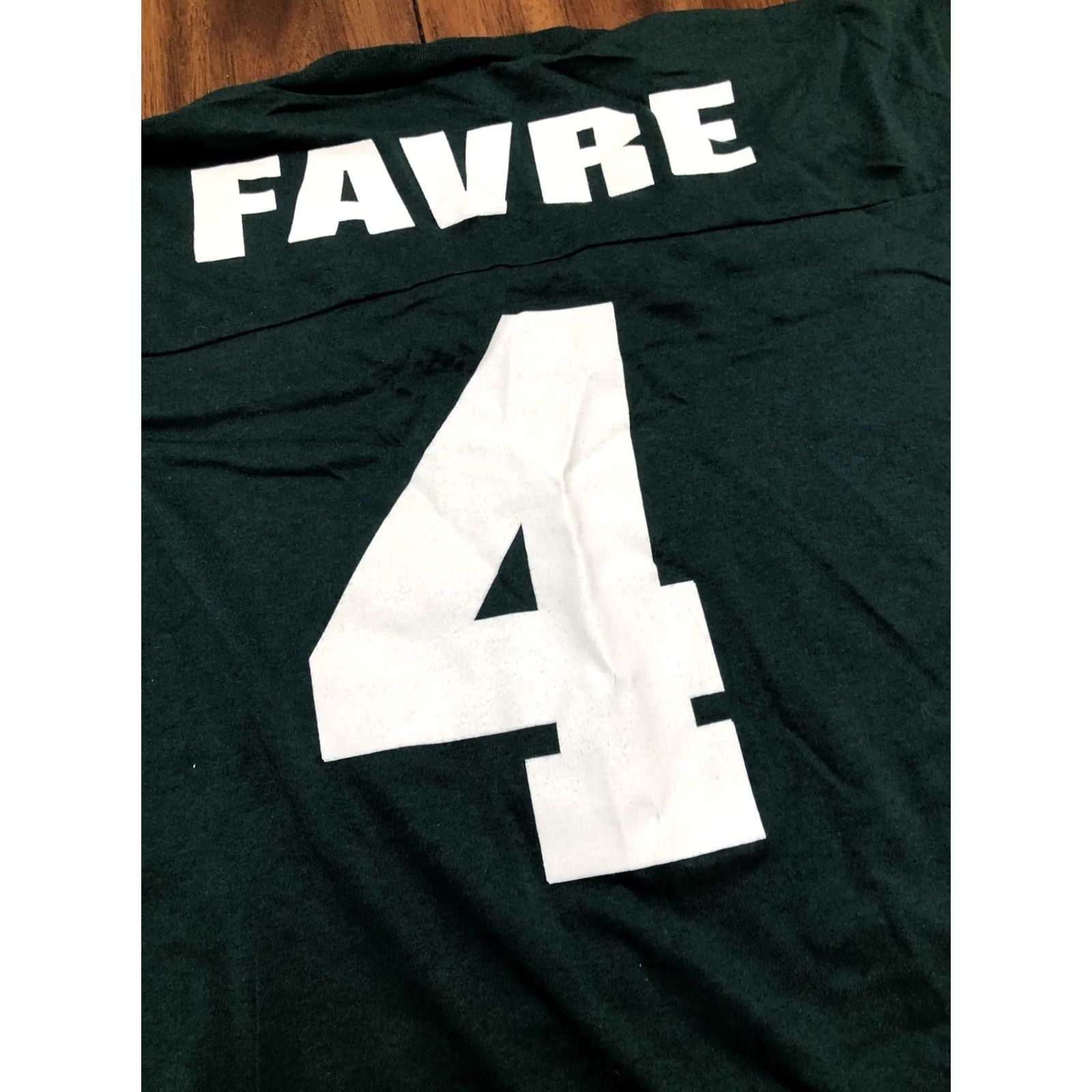 Logo 7 VINTAGE Brett Favre Logo 7 Green Bay Packers Jersey Shirt L Green Unisex Short Sleeve Football Jersey Tee Large Size US L / EU 52-54 / 3 - 3 Thumbnail
