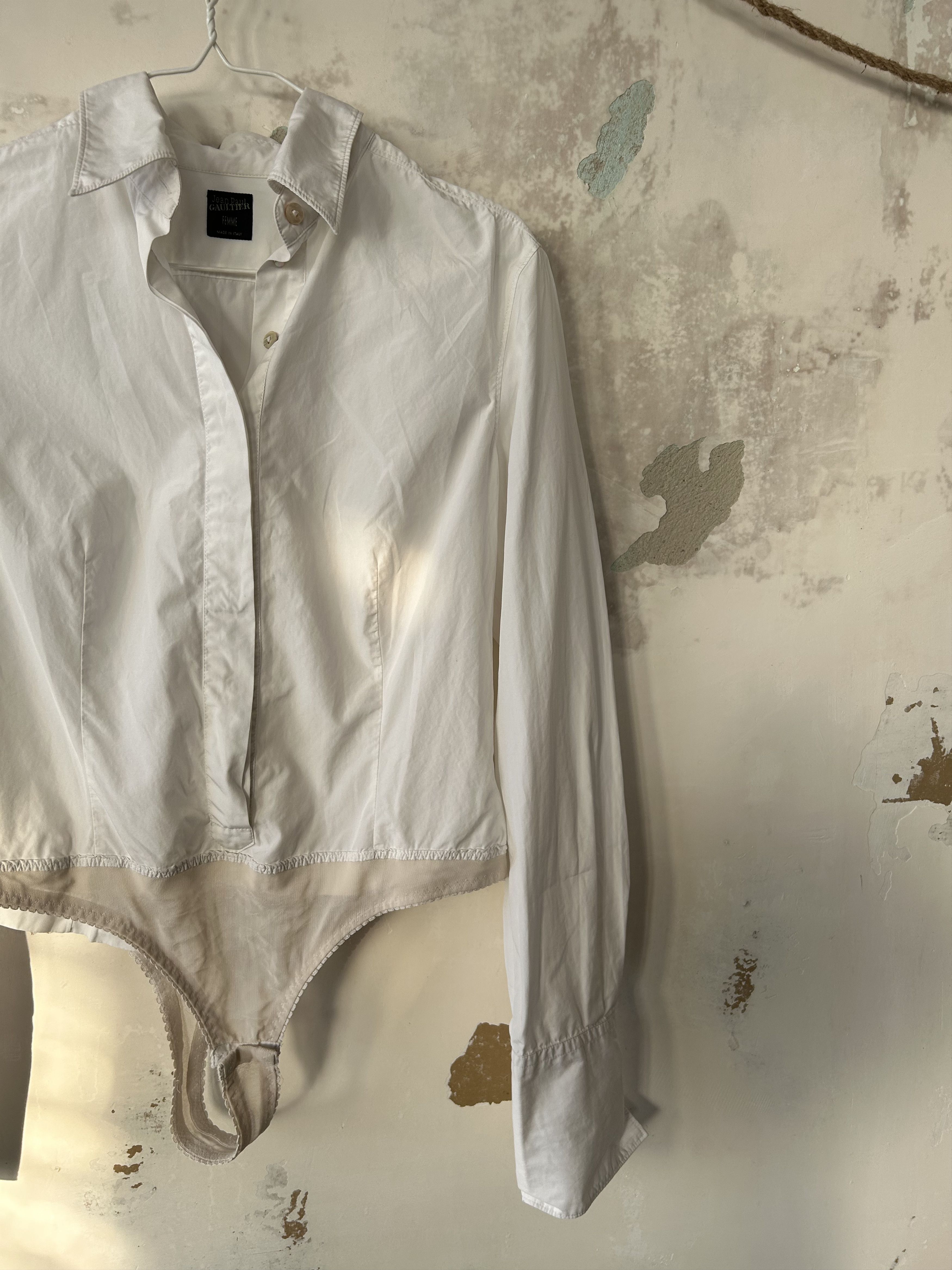 Jean Paul Gaultier Vtg Jean Paul Gaultier Cutout Bodysuit Size Us12 Size XL / US 12-14 / IT 48-50 - 2 Thumbnail