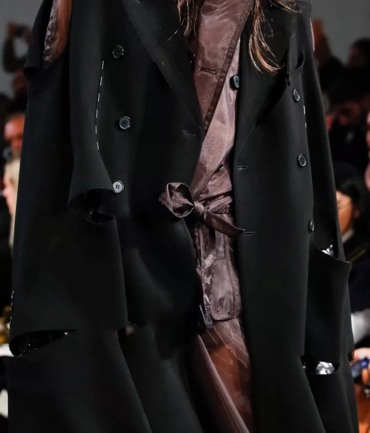 Maison Margiela MAISON MARGIELA SS19 Show Destruction Wool Cloak Coat Size US S / EU 44-46 / 1 - 7 Thumbnail