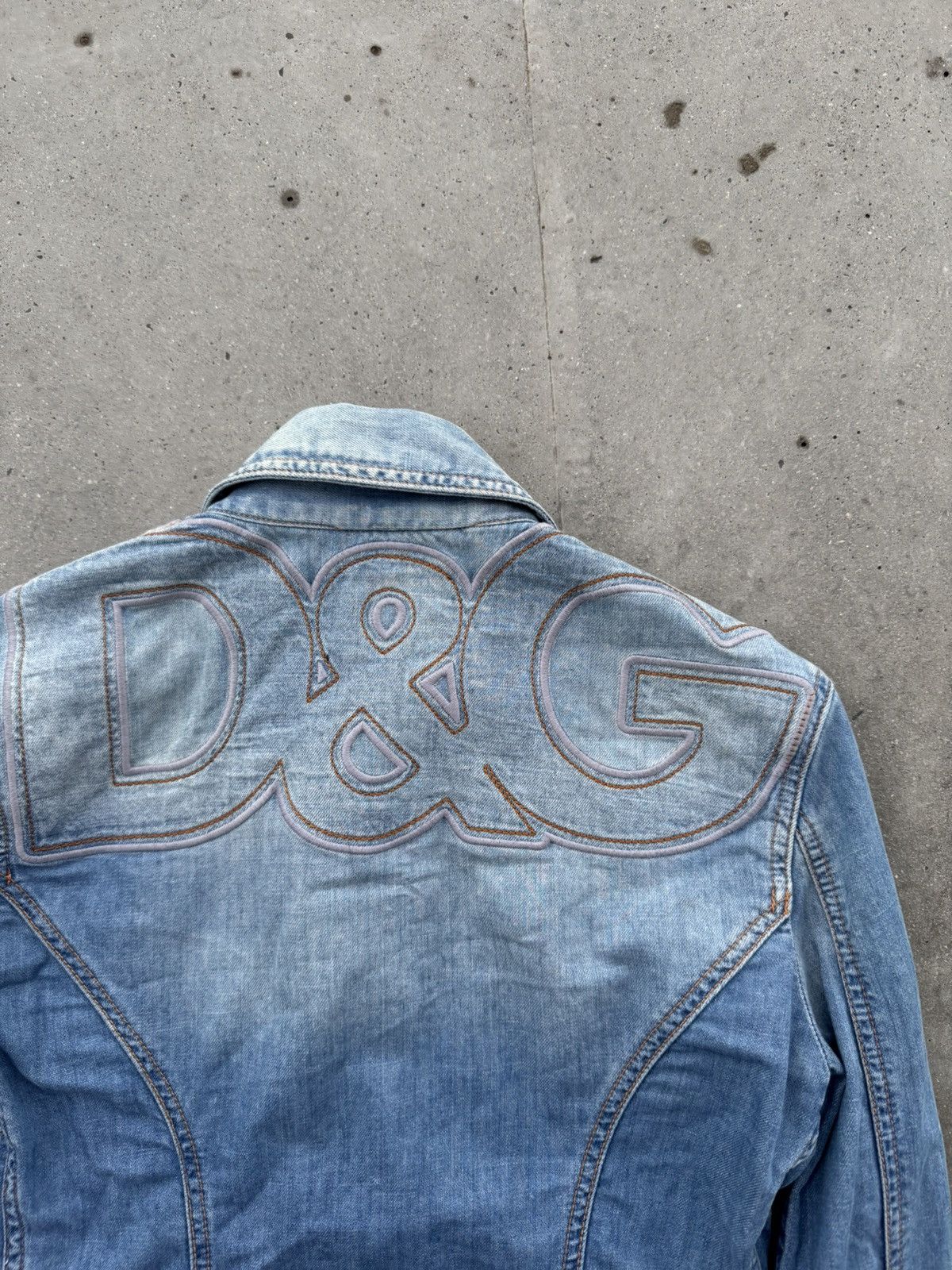 Designer × Dolce & Gabbana × Vintage Dolce&Gabbana Denim Vintage Buttonup shirt Size XS / US 0-2 / IT 36-38 - 1 Thumbnail