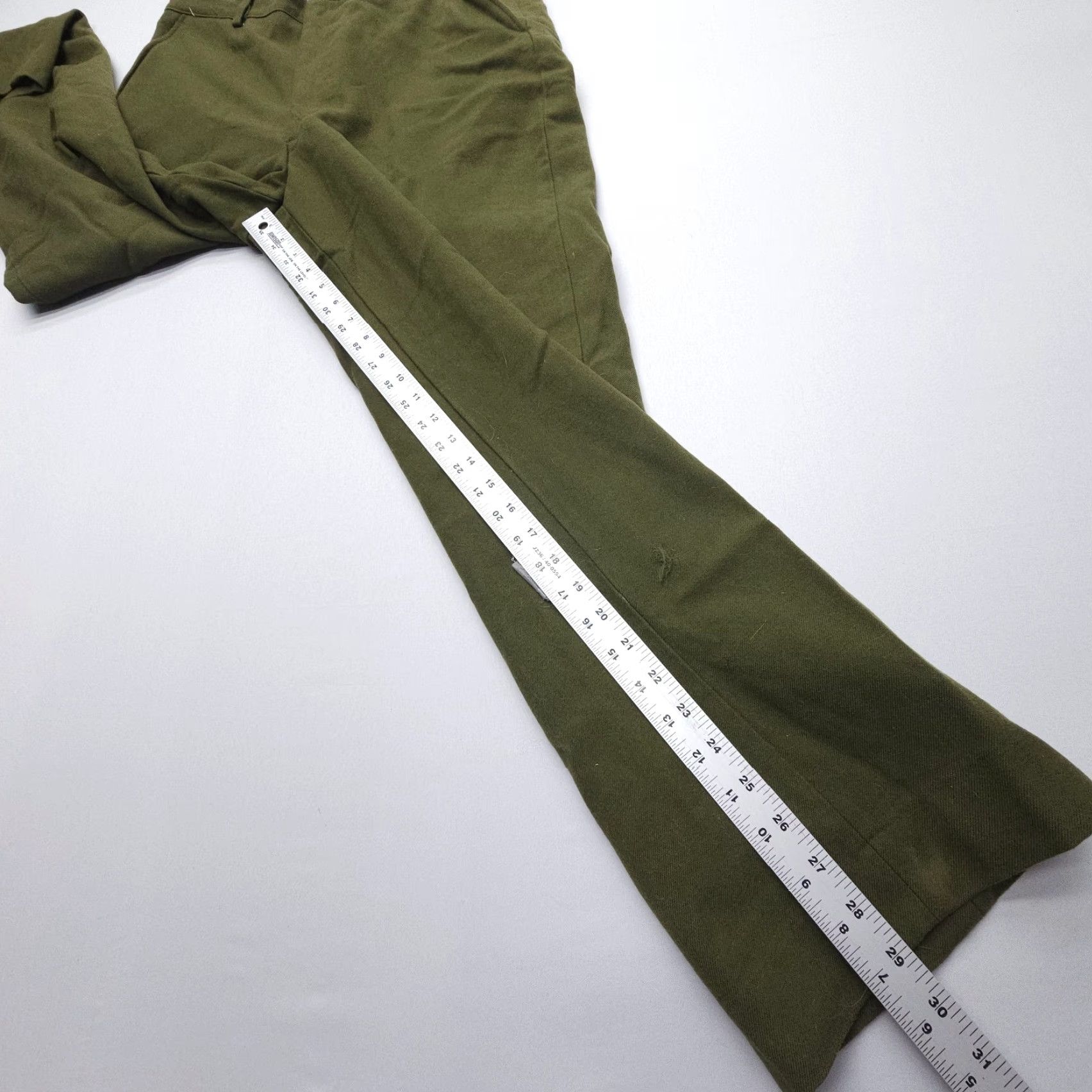 Vintage VINTAGE Tennesse Apparel Corp M-1951 Cold Weather Wool Trousers Mens M 32 x 29 Green Army Workwear Pants Size US 31 - 6 Thumbnail